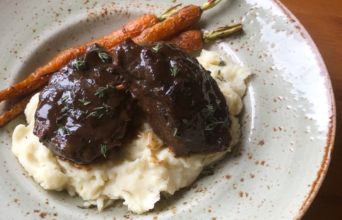 Cider Braised Iberico Pork Cheeks