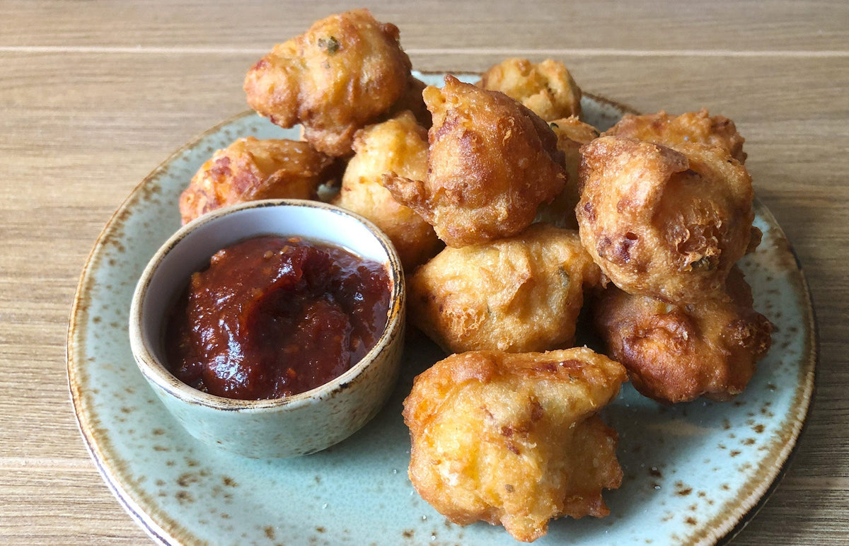 Iberico Ham and Manchego Cheese Fritters