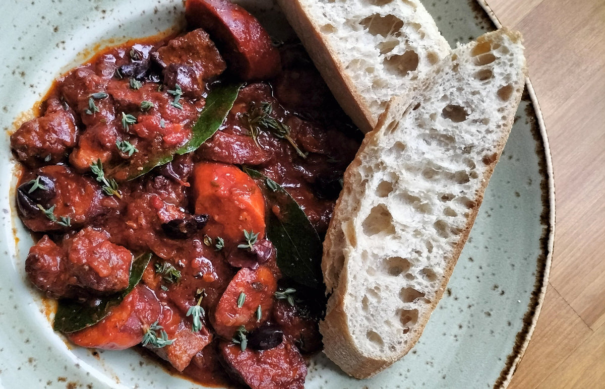 Pork and Chorizo Stew