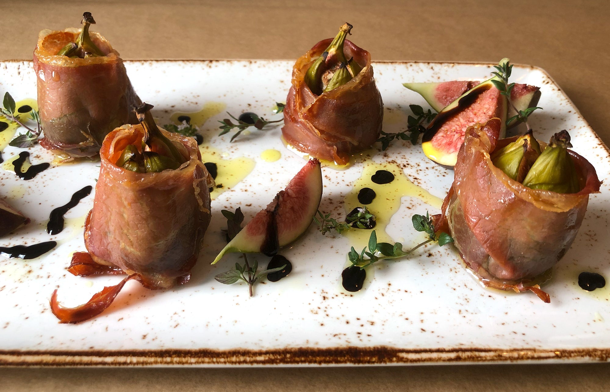 Figs Wrapped in Serrano Ham
