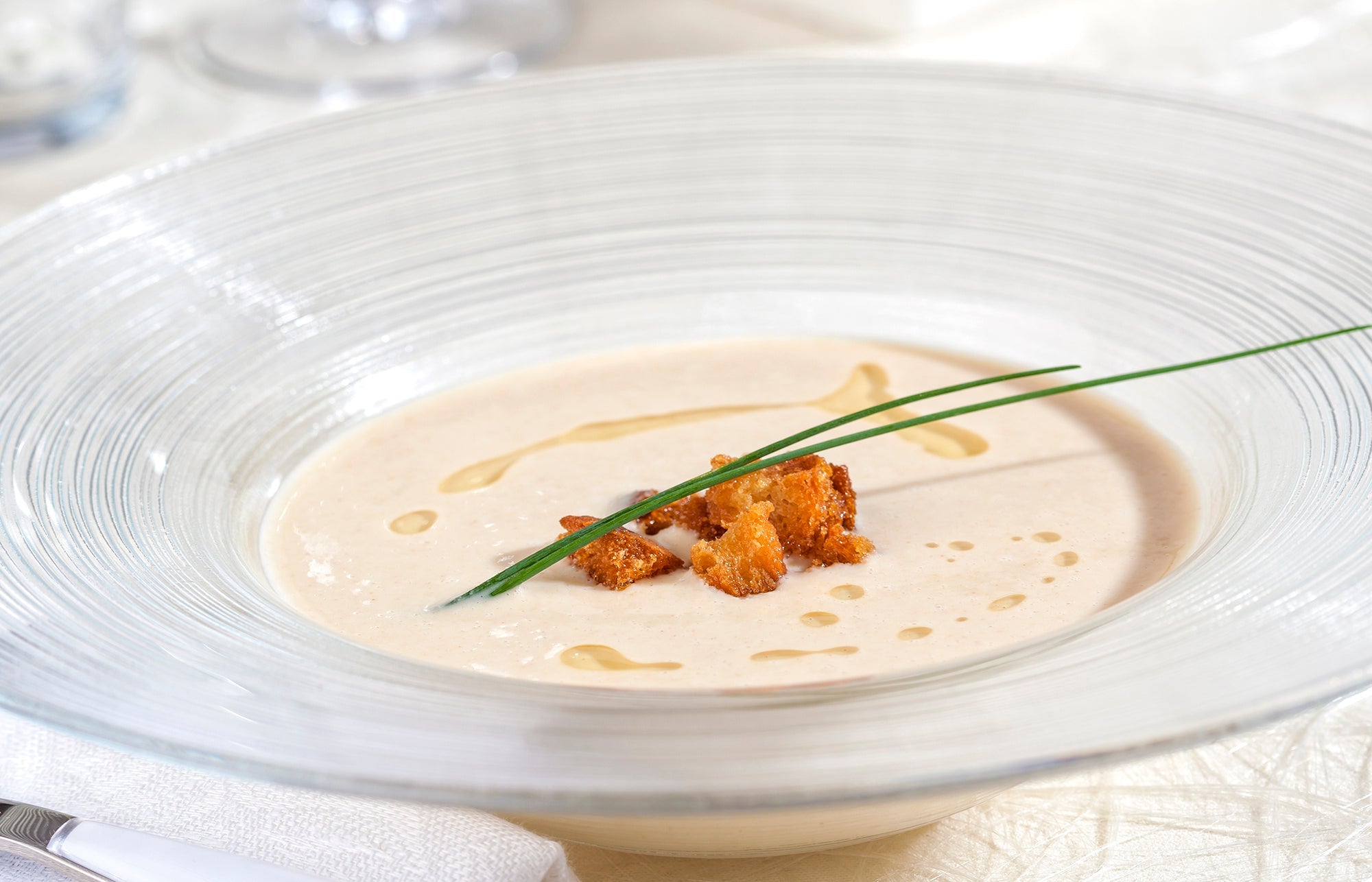 Photo of Ajo Blanco Garlic Soup