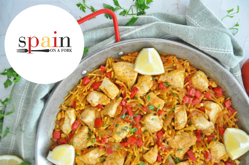 Spanish Chicken Fideuá Paella Recipe