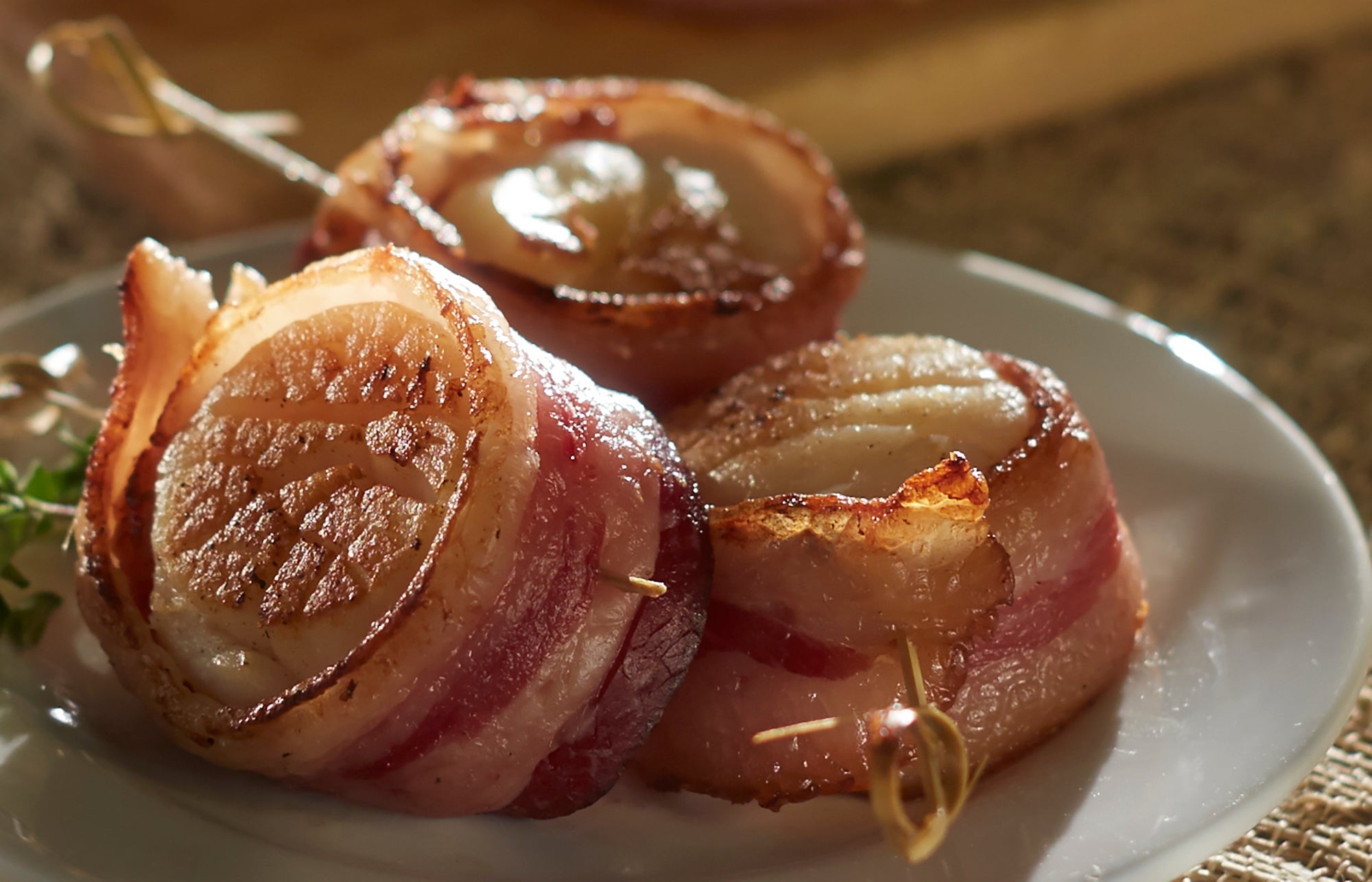 Scallops Wrapped with Iberico de Bellota Bacon