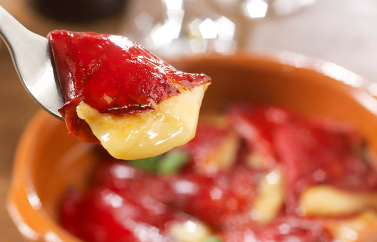 Piquillo Peppers Stuffed with Tetilla Cheese