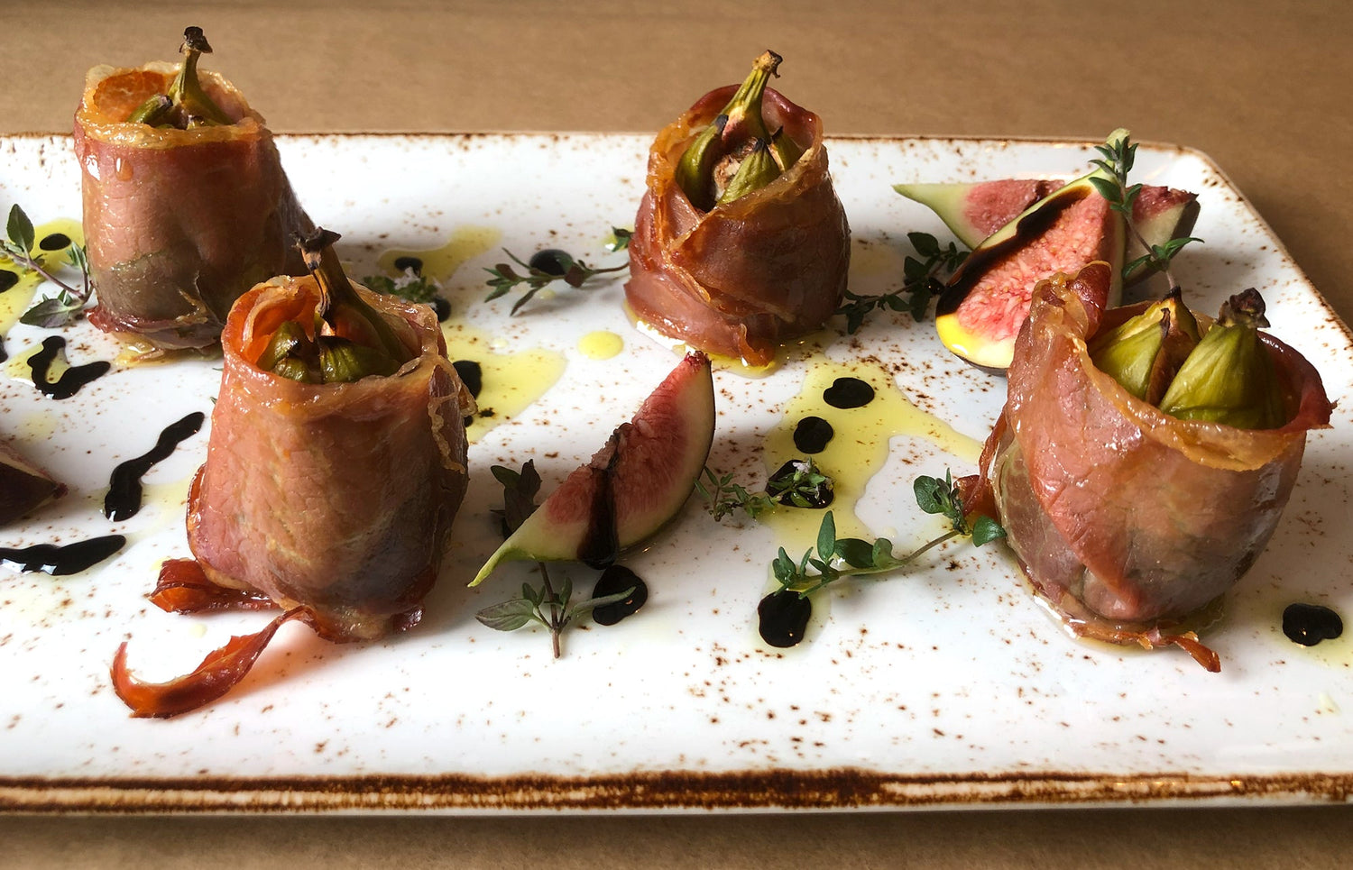Figs Wrapped in Serrano Ham