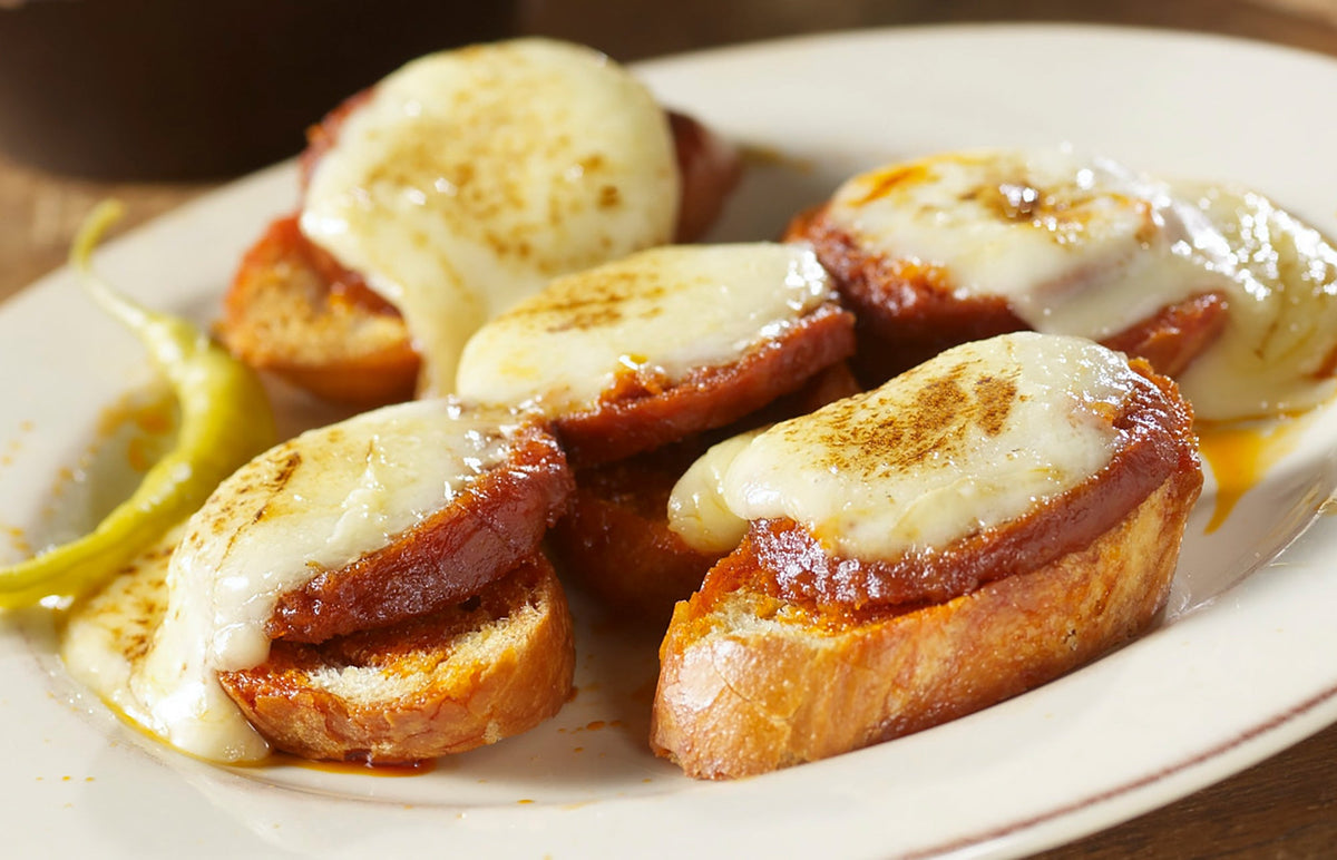 Photo of Sobrasada and Baby Manchego Cheese Toasts