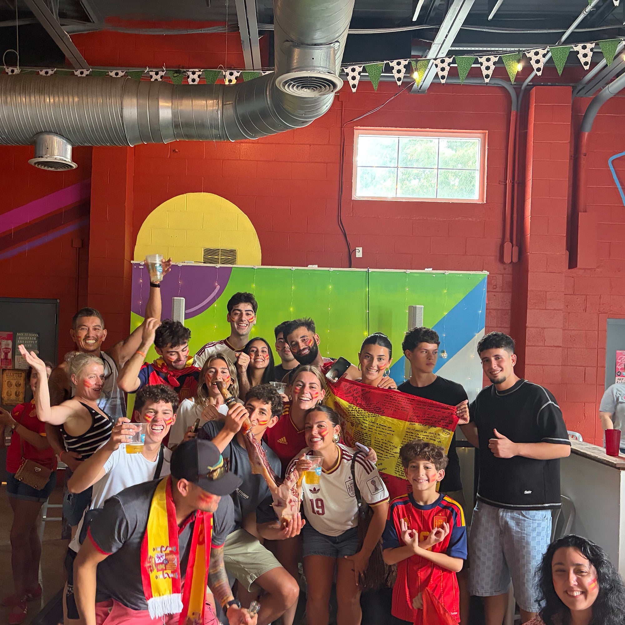 Spain Celebrates Victory Together
