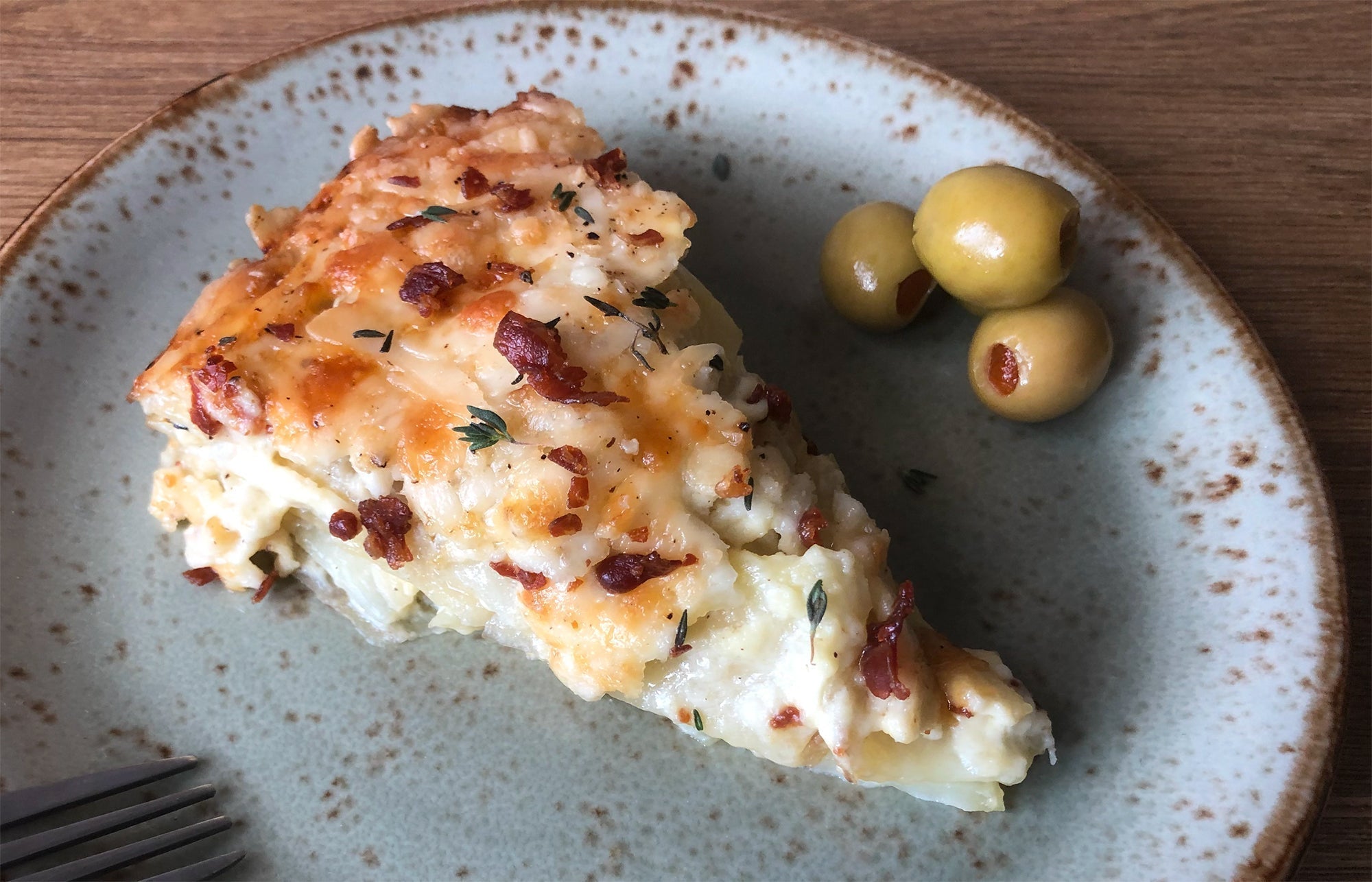 Spanish Potatoes Au Gratin