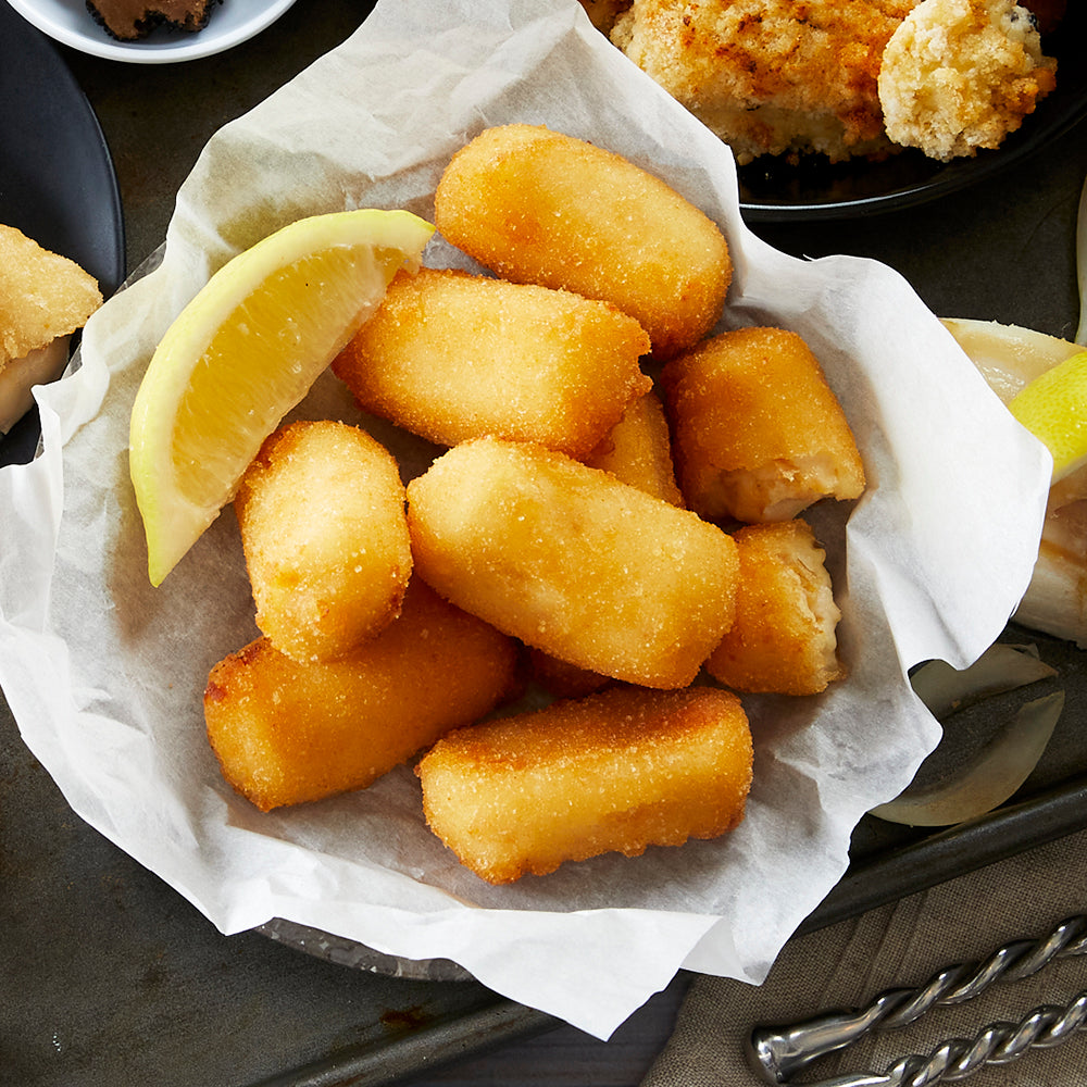 Cod and Caramelized Onion Croquetas by Senén (for Oven)