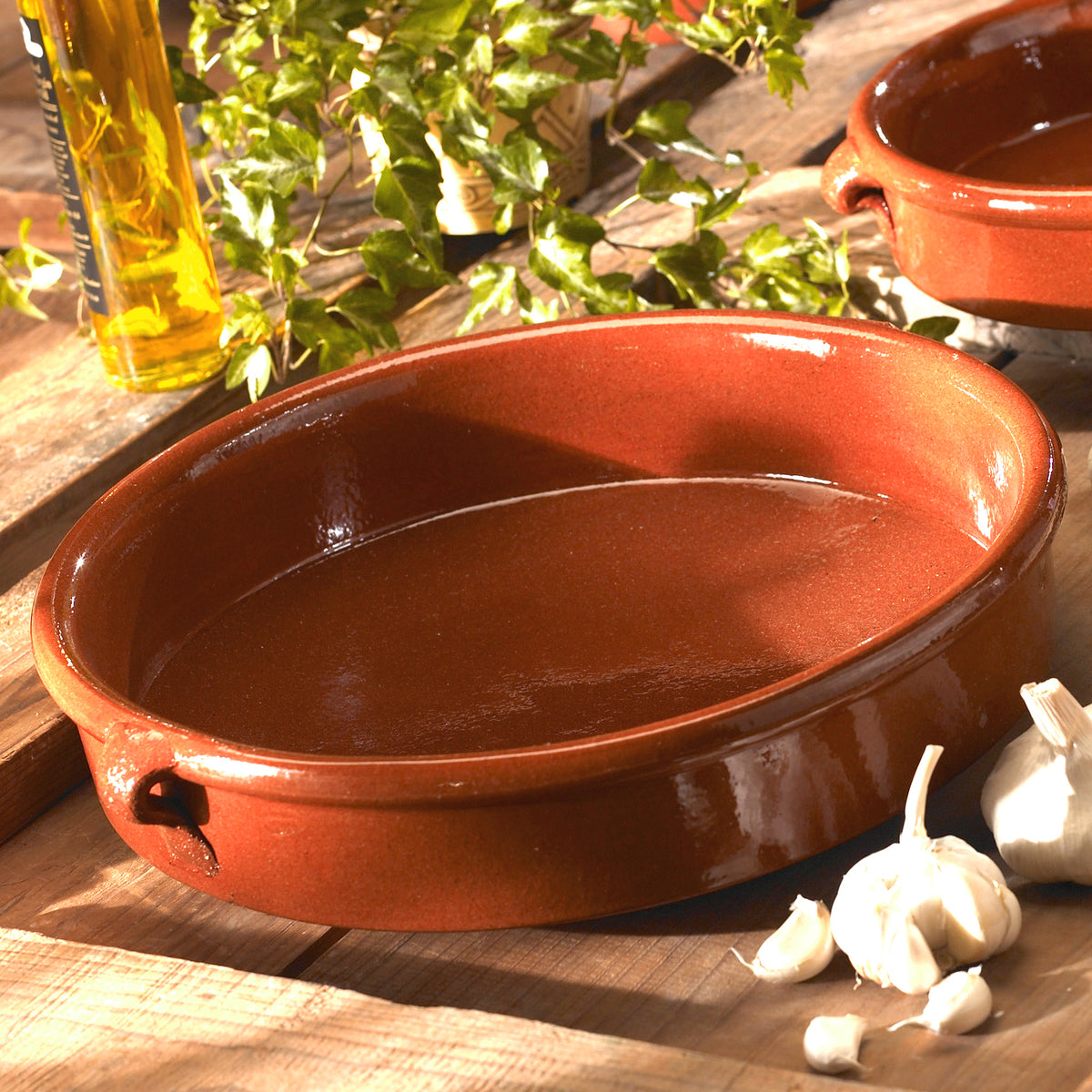 Terra Cotta Cazuela - 12.8 Inches