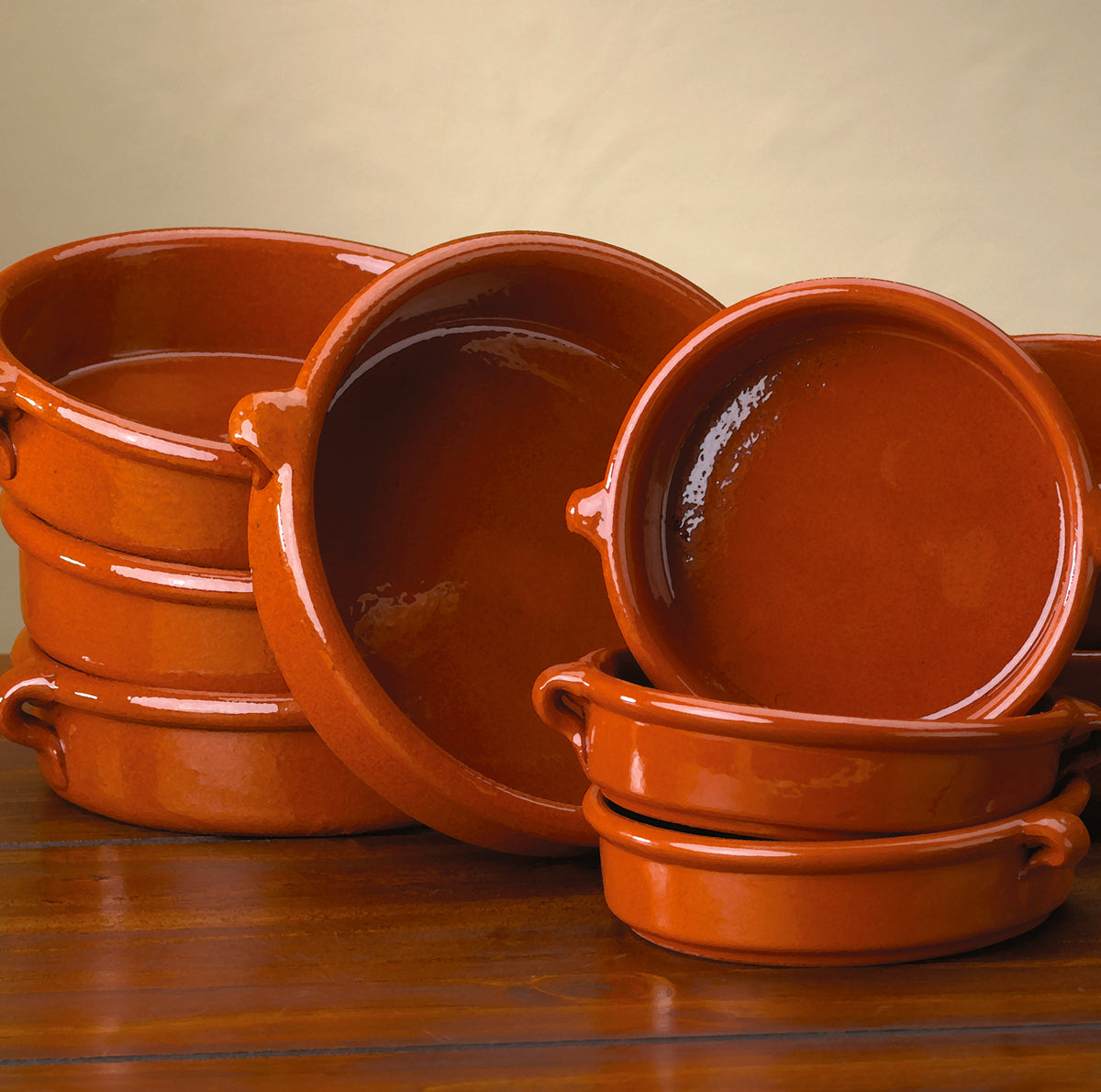 Terra Cotta Cazuelas - 4.5 Inches (4 Dishes)