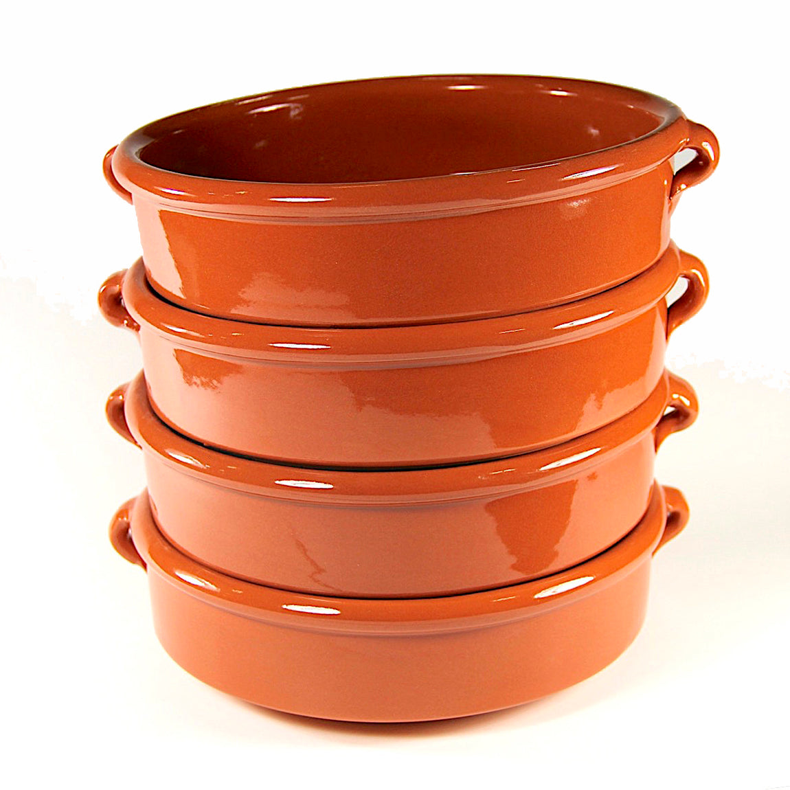 Terra Cotta Cazuelas - 8 Inches (4 Dishes)