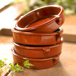 Terra Cotta Cazuelas - 6 Inches (4 Dishes)