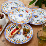Tapas Plate, 'Flor' Design - 7 Inches