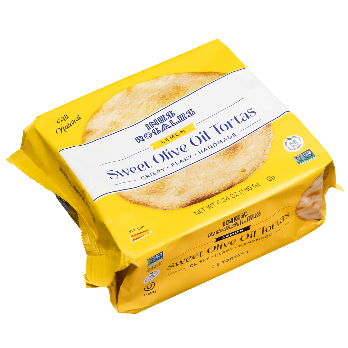 Candied Lemon Tortas de Aceite Crisps by Ines Rosales