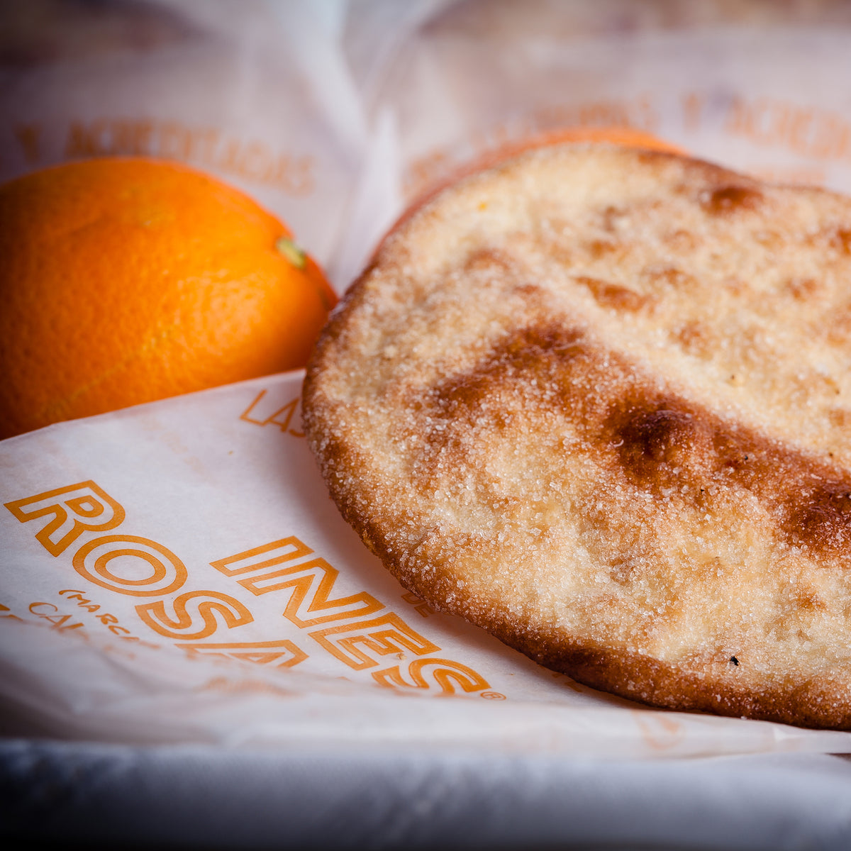 Seville Orange Tortas de Aceite Crisps by Ines Rosales