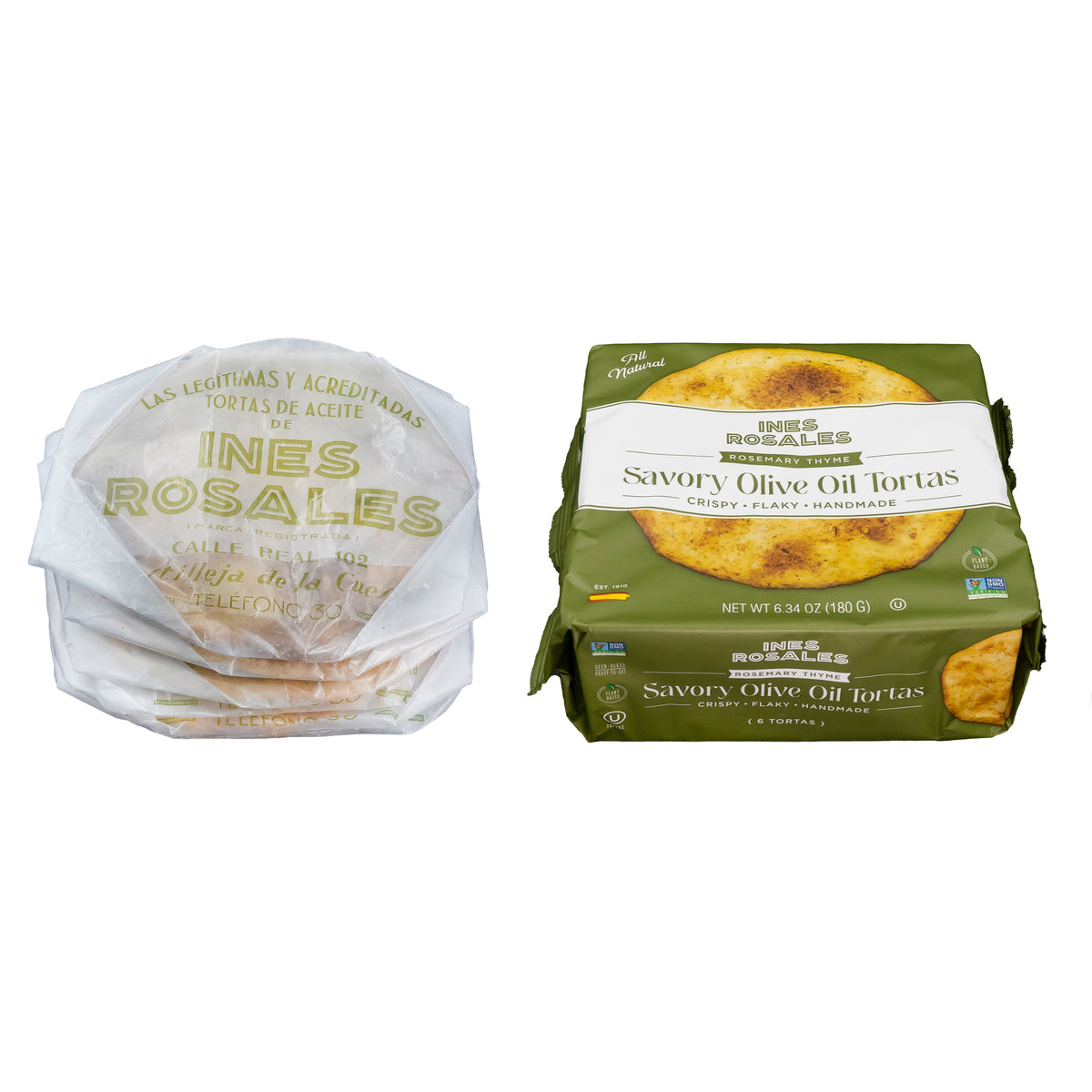 Rosemary & Thyme Tortas de Aceite Crisps by Ines Rosales