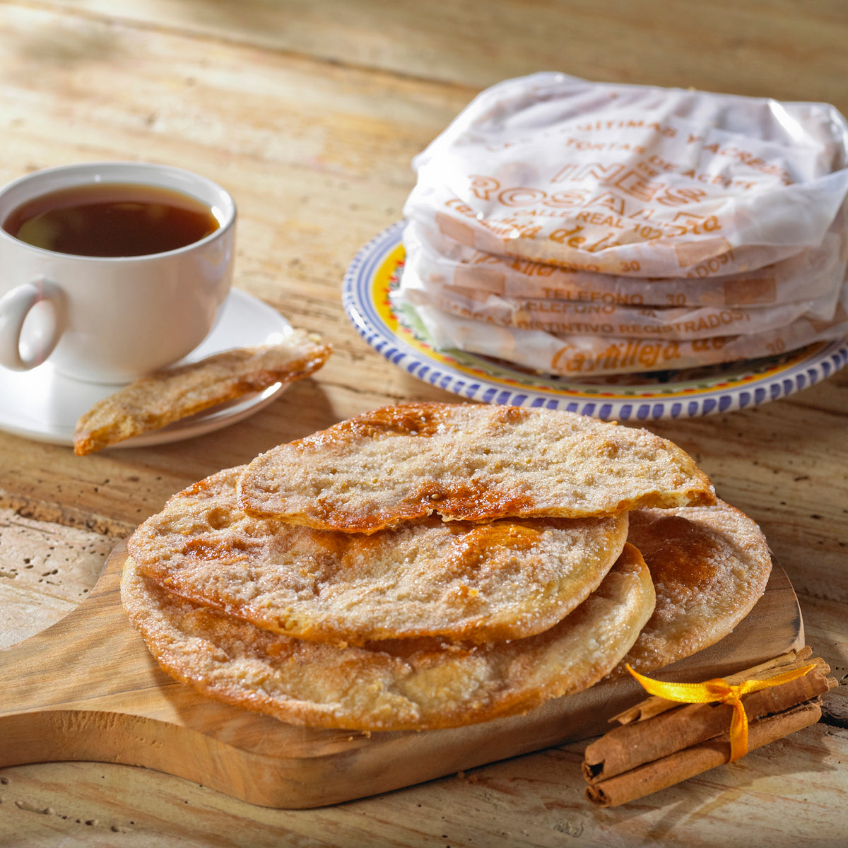 Cinnamon & Sugar Tortas de Aceite Crisps by Ines Rosales