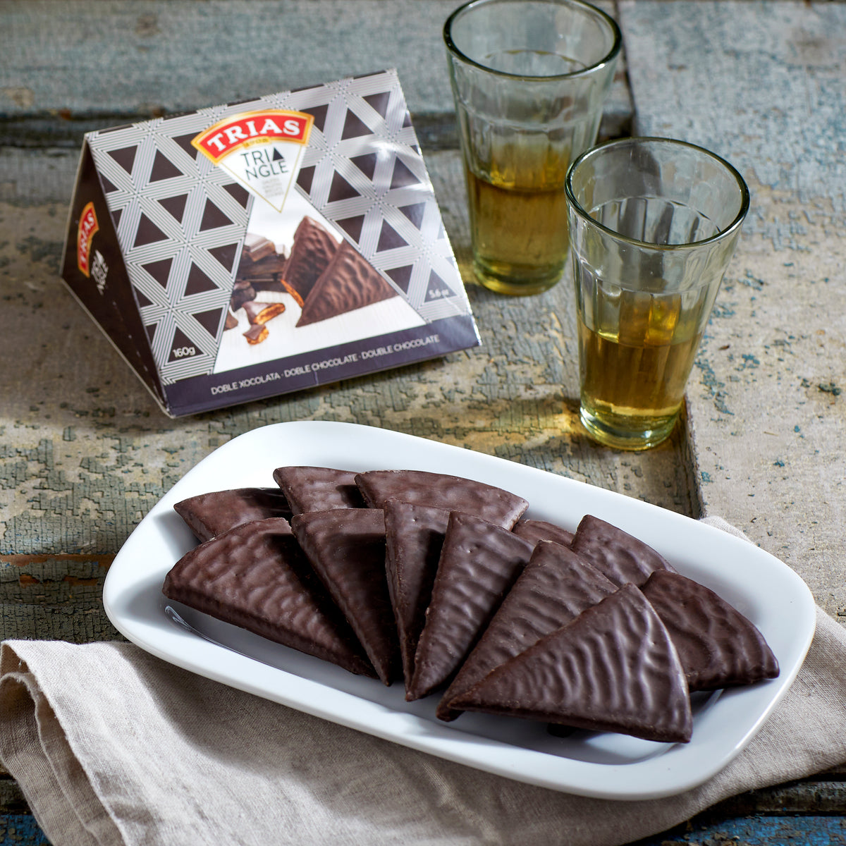Double Chocolate Triangle Cookies by Trias