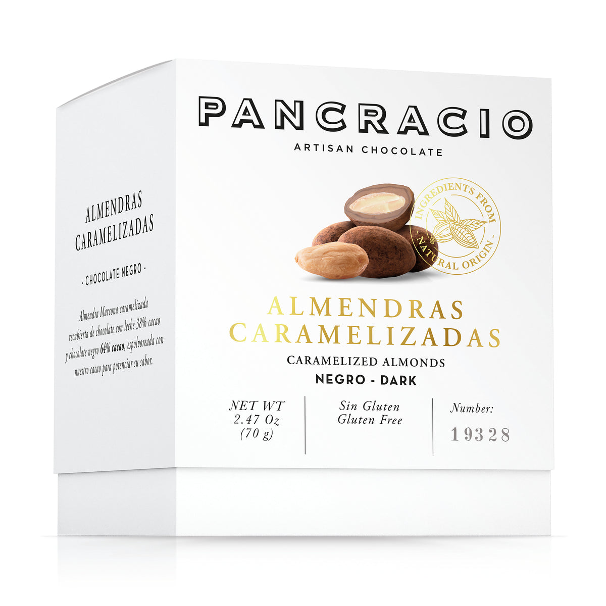 Dark Chocolate Covered Marcona Almonds by Pancracio