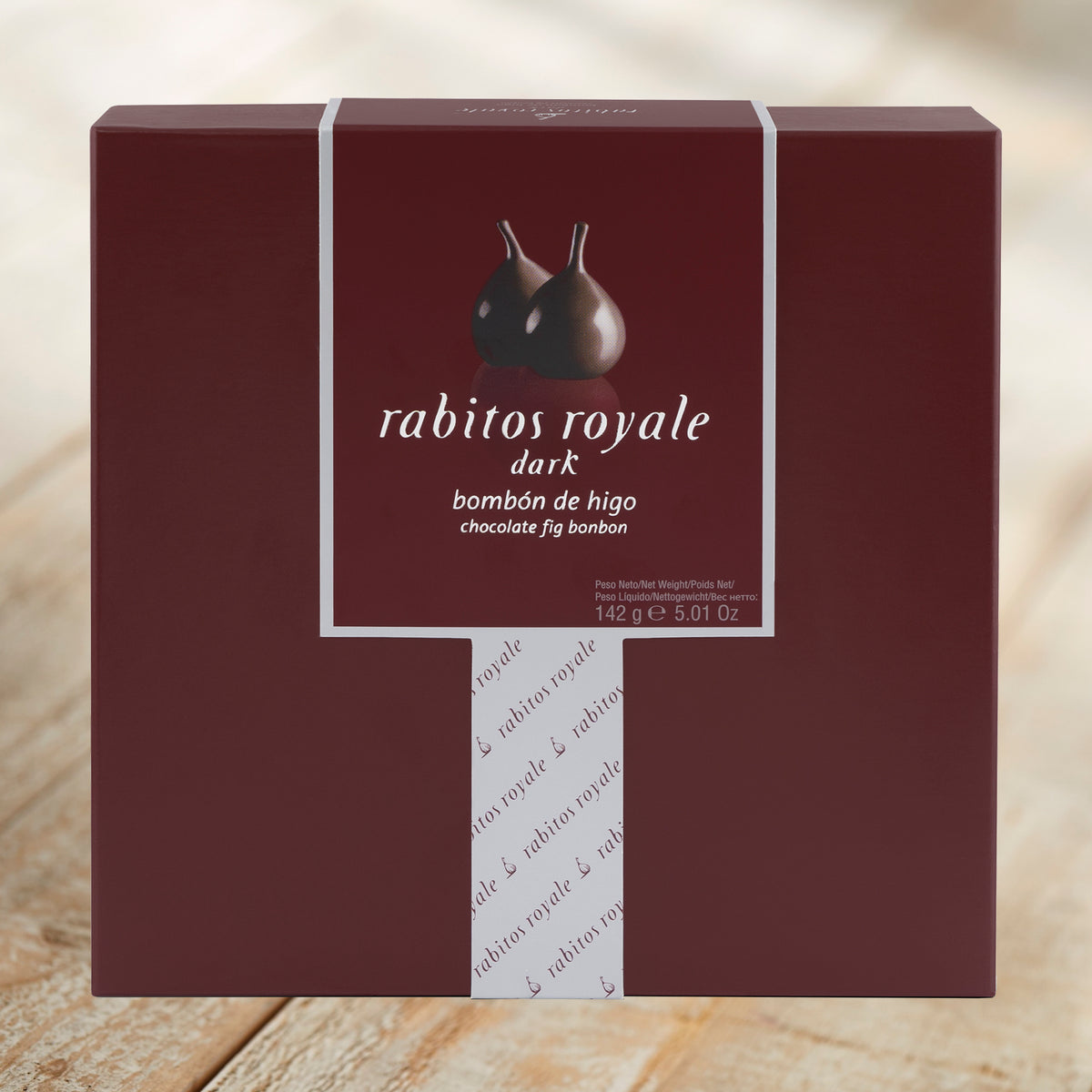 Rabitos Royale Gourmet Dark Chocolate Stuffed Fig Bonbons (8 Pieces)
