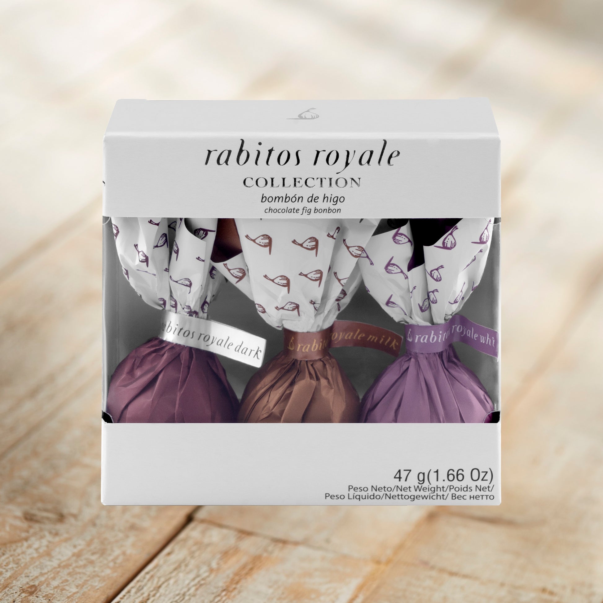 Rabitos Royale Chocolate Bonbons Variety Gift Box (3 Pieces)