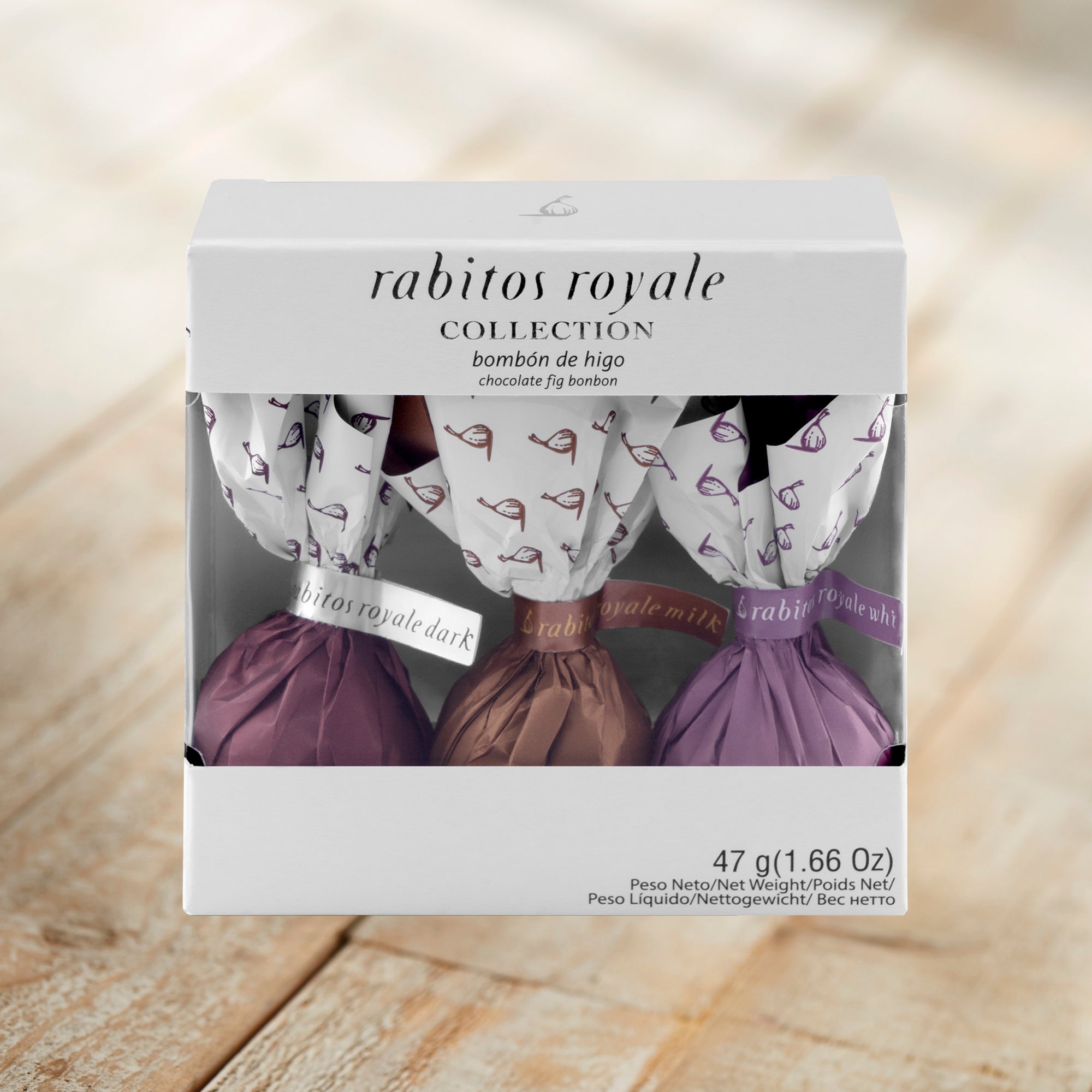 Rabitos Royale Chocolate Bonbons Variety Gift Box (3 Pieces)