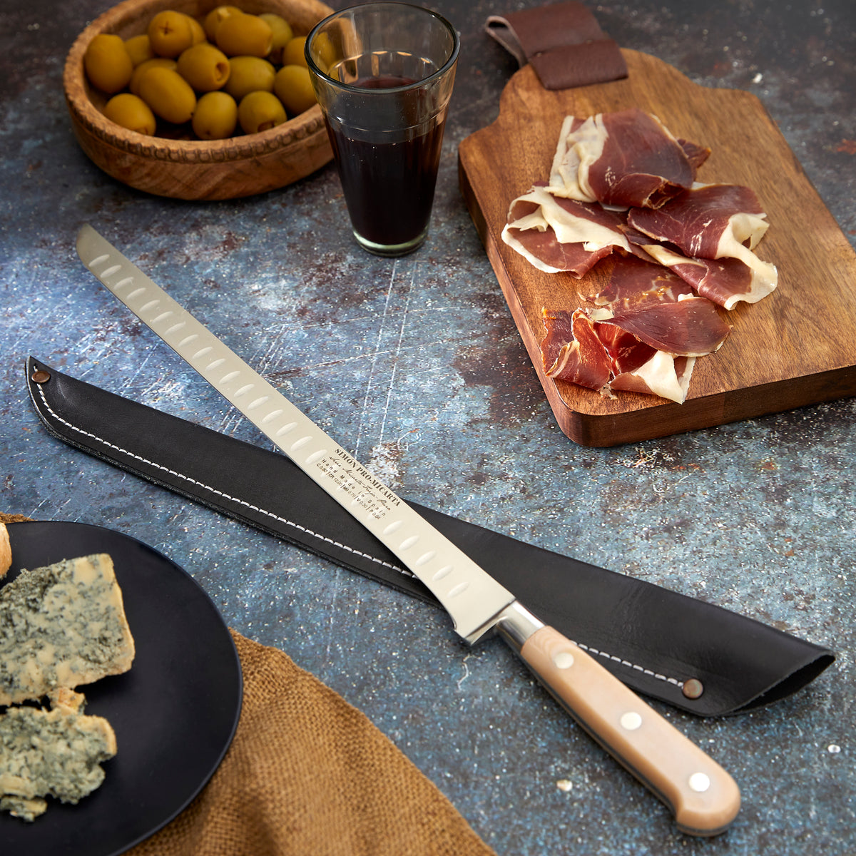 Premium Forged Steel Ham Knife by Cuchillerías Simón
