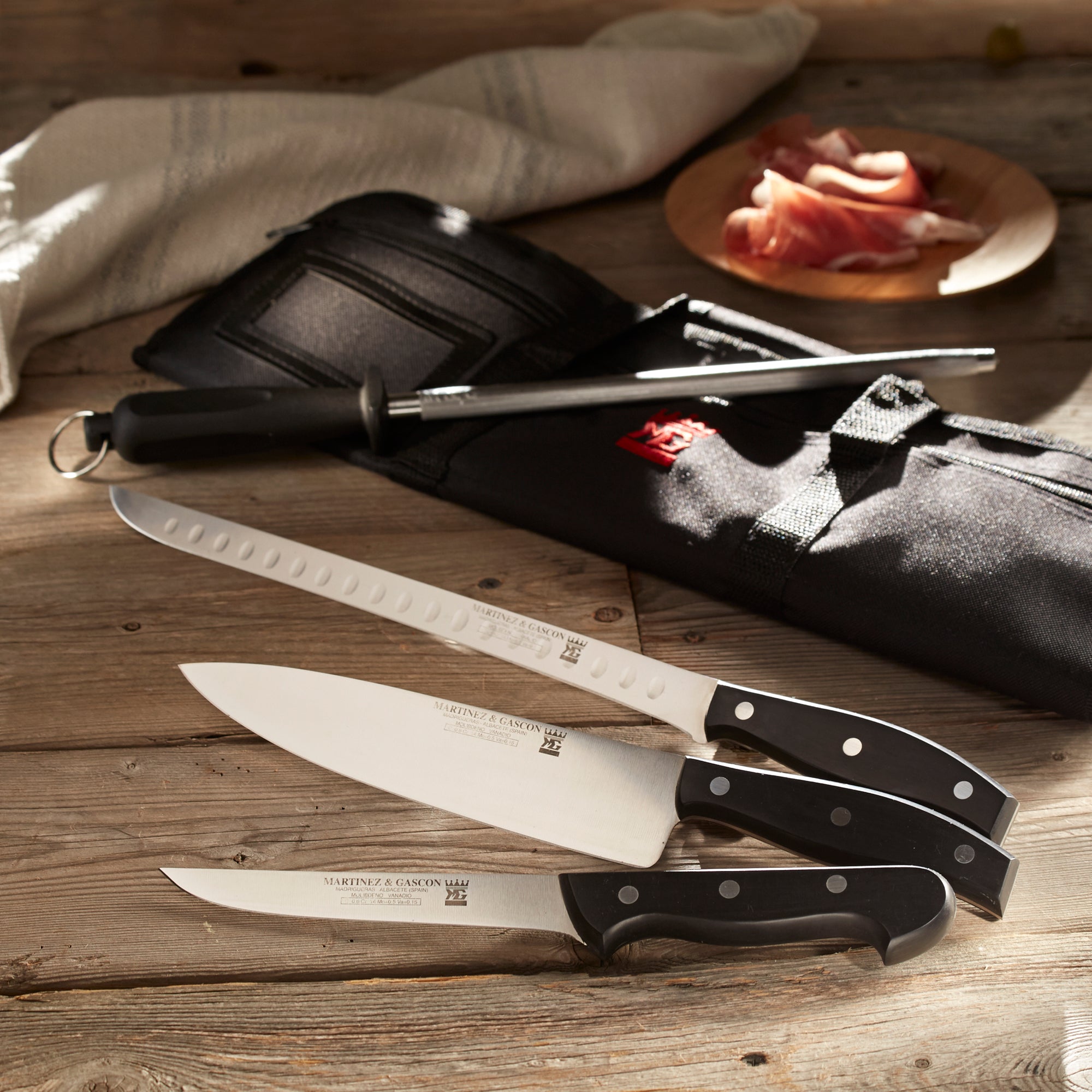 Jamón Knife Set with Canvas Case
