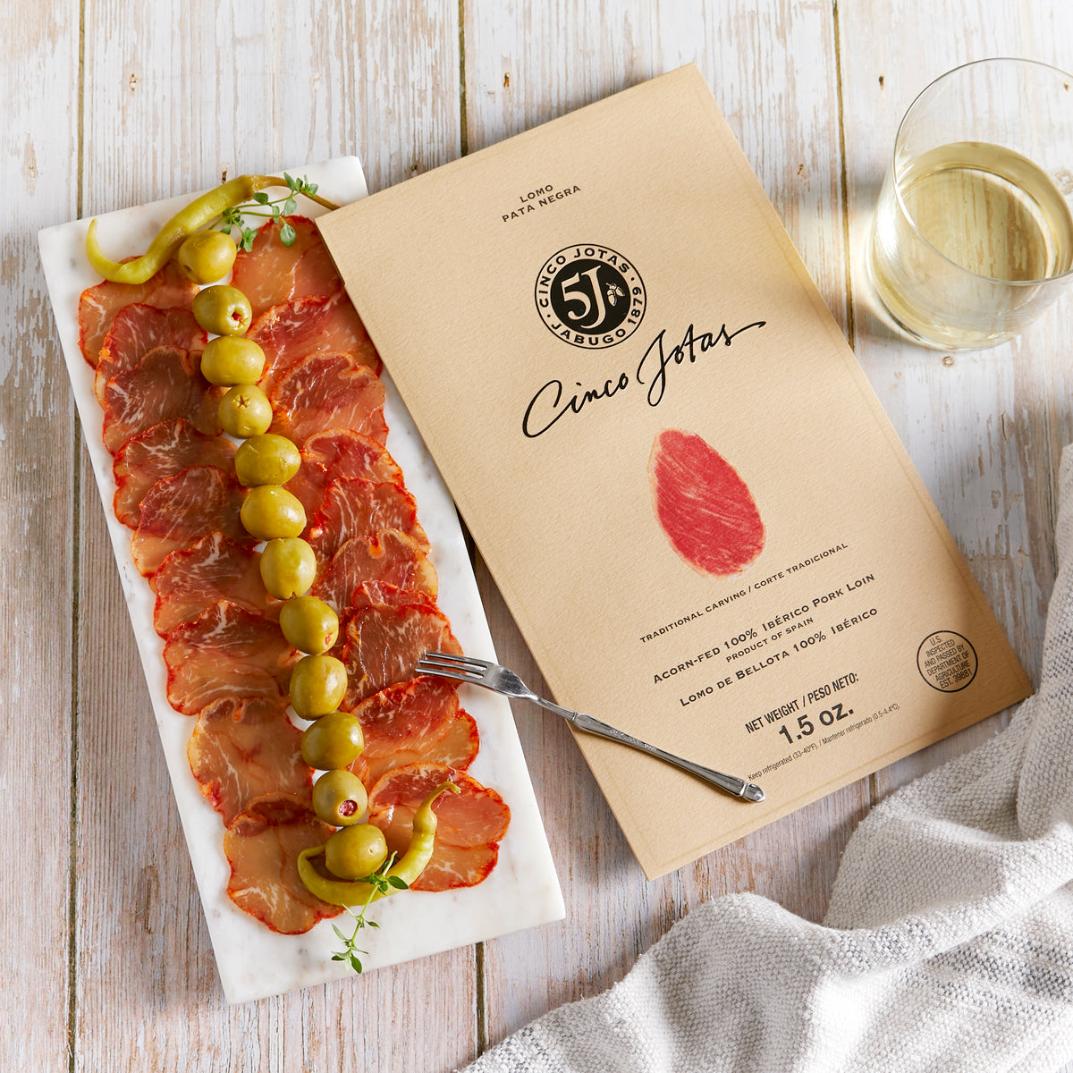 Cinco Jotas Sliced 100% Ibérico de Bellota Loin