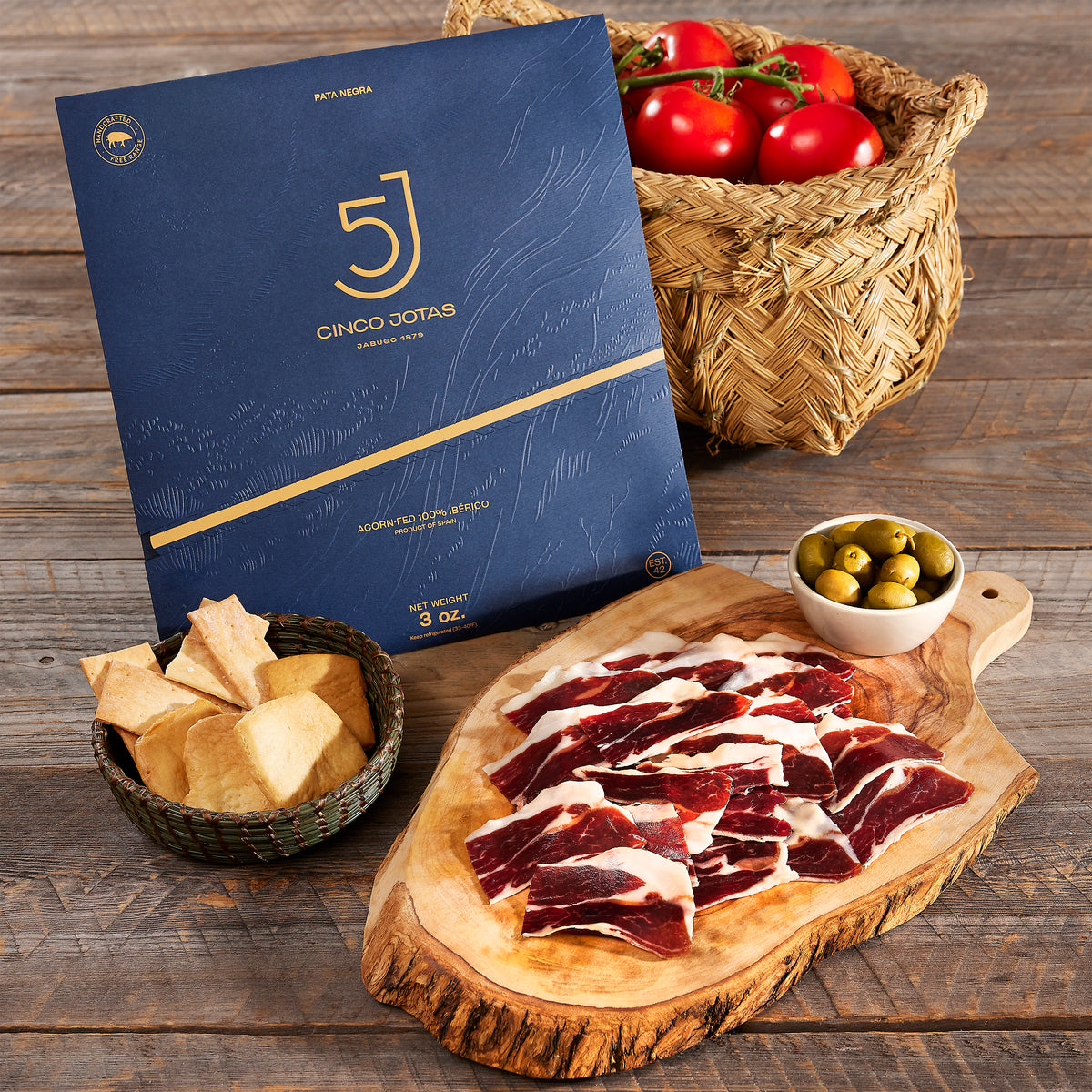 Cinco Jotas Sliced 100% Ibérico de Bellota Shoulder - 3 oz