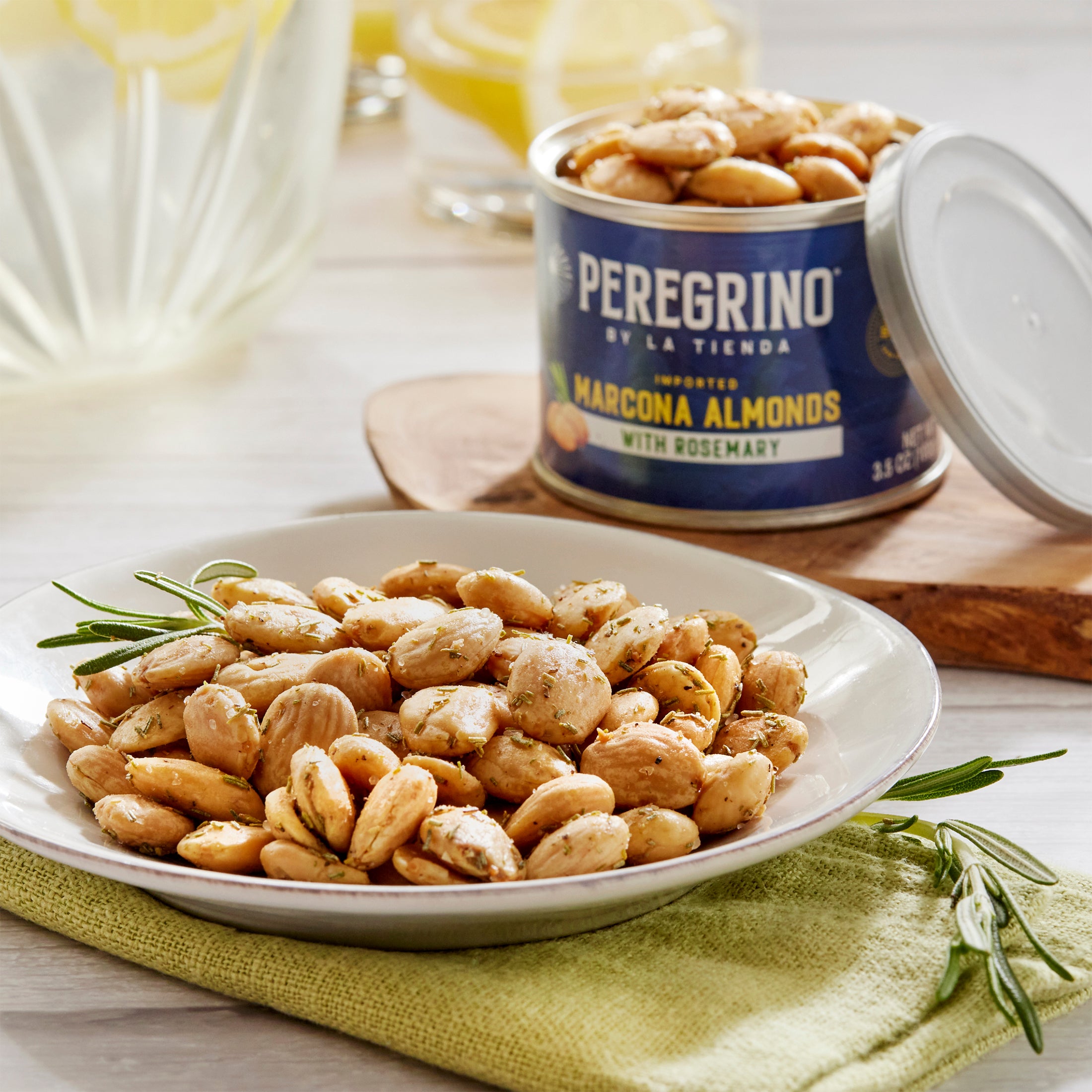 Marcona Almonds with Rosemary by Peregrino