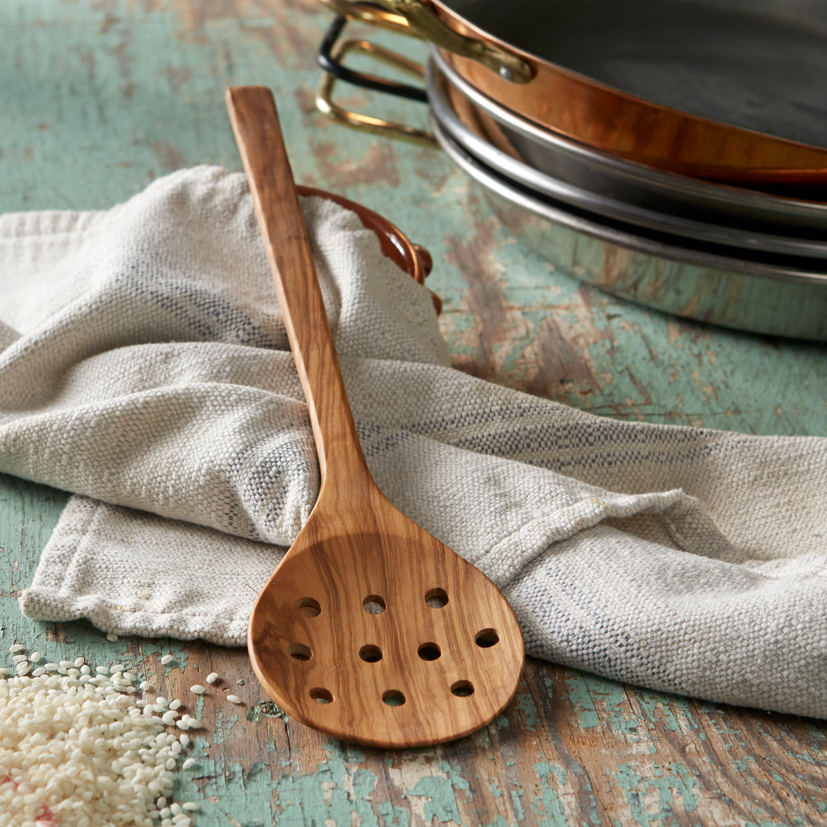 Olive Wood Paella Spoon