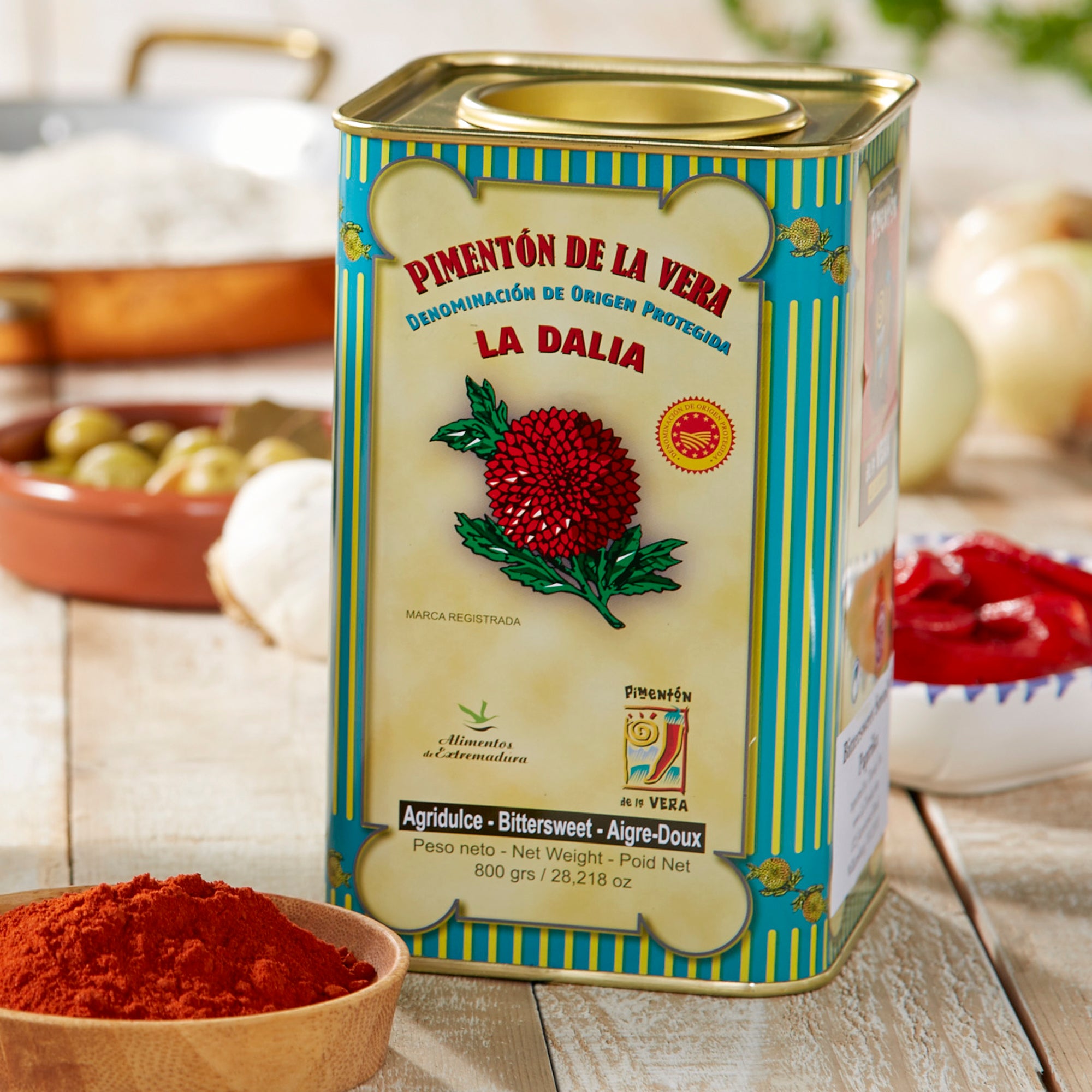 Bittersweet Smoked Paprika by La Dalia (Extra Large Tin)