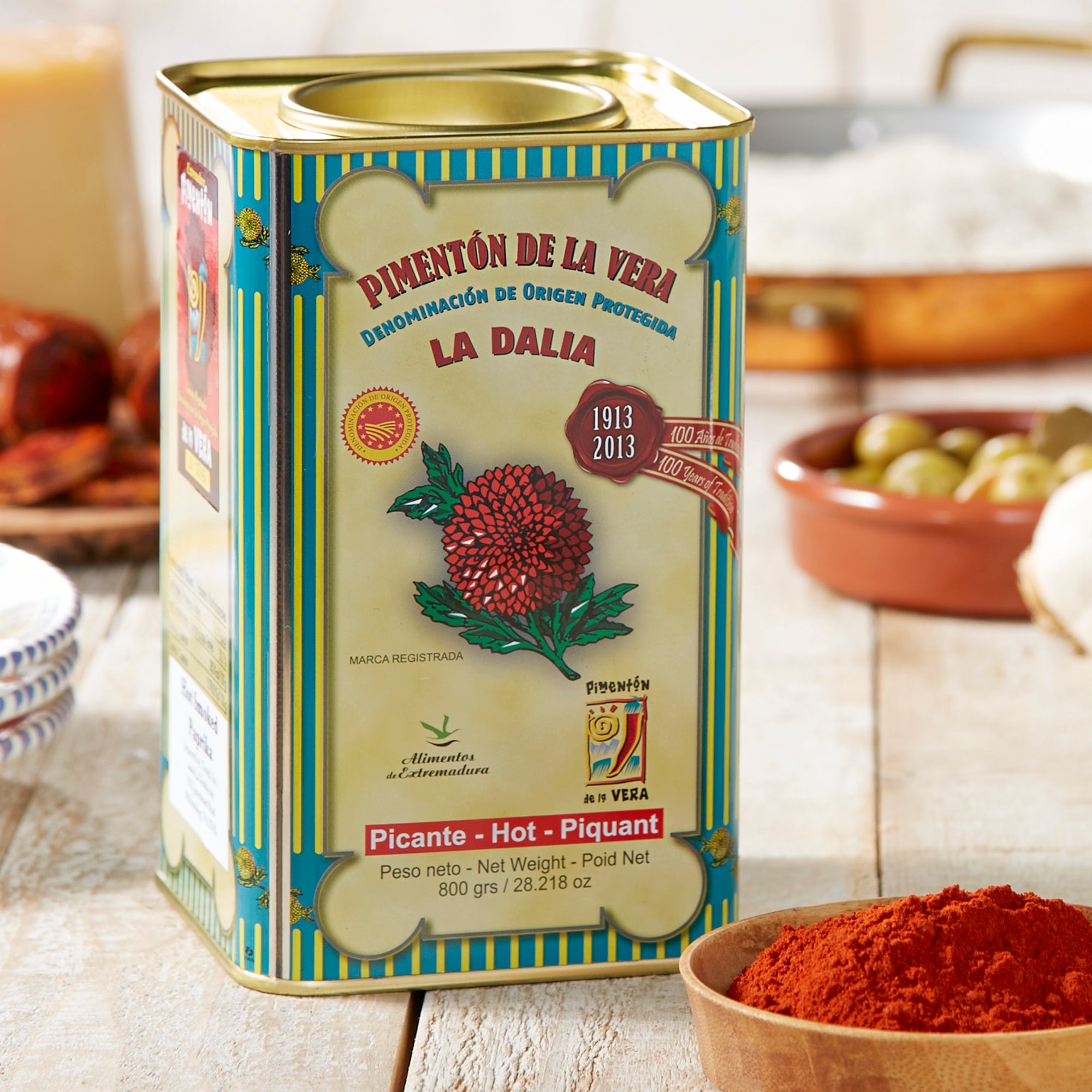 Hot Smoked Paprika by La Dalia (Extra Large Tin)