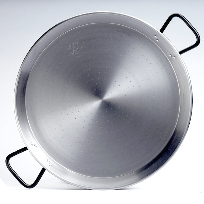 18 Inch 'Pata Negra' Double-Gauge Steel Paella Pan - Serves 8