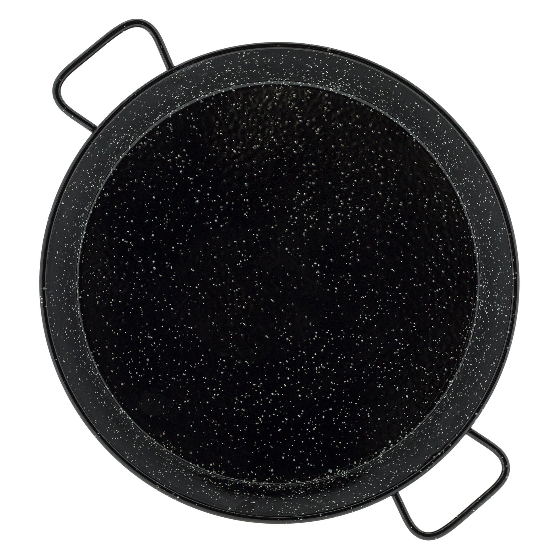17 Inch Enameled Steel Paella Pan - Serves 8