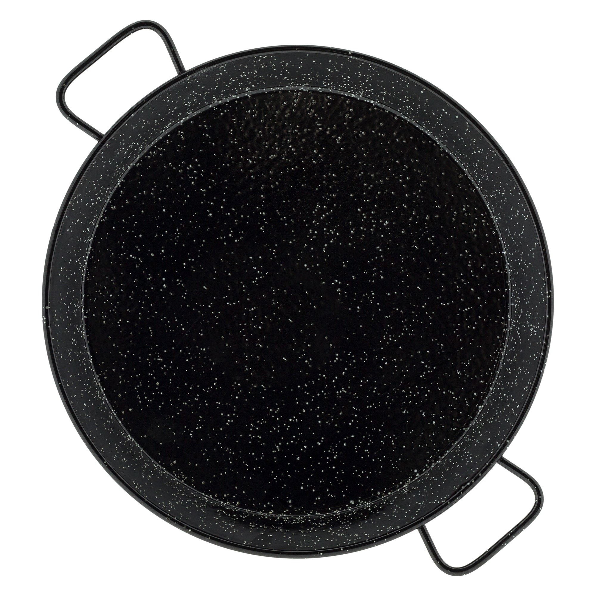 17 Inch Enameled Steel Paella Pan - Serves 8