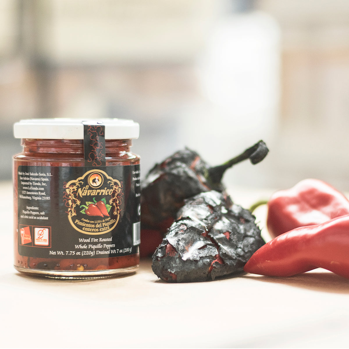 Wood-Fire Roasted Piquillo Peppers from Lodosa