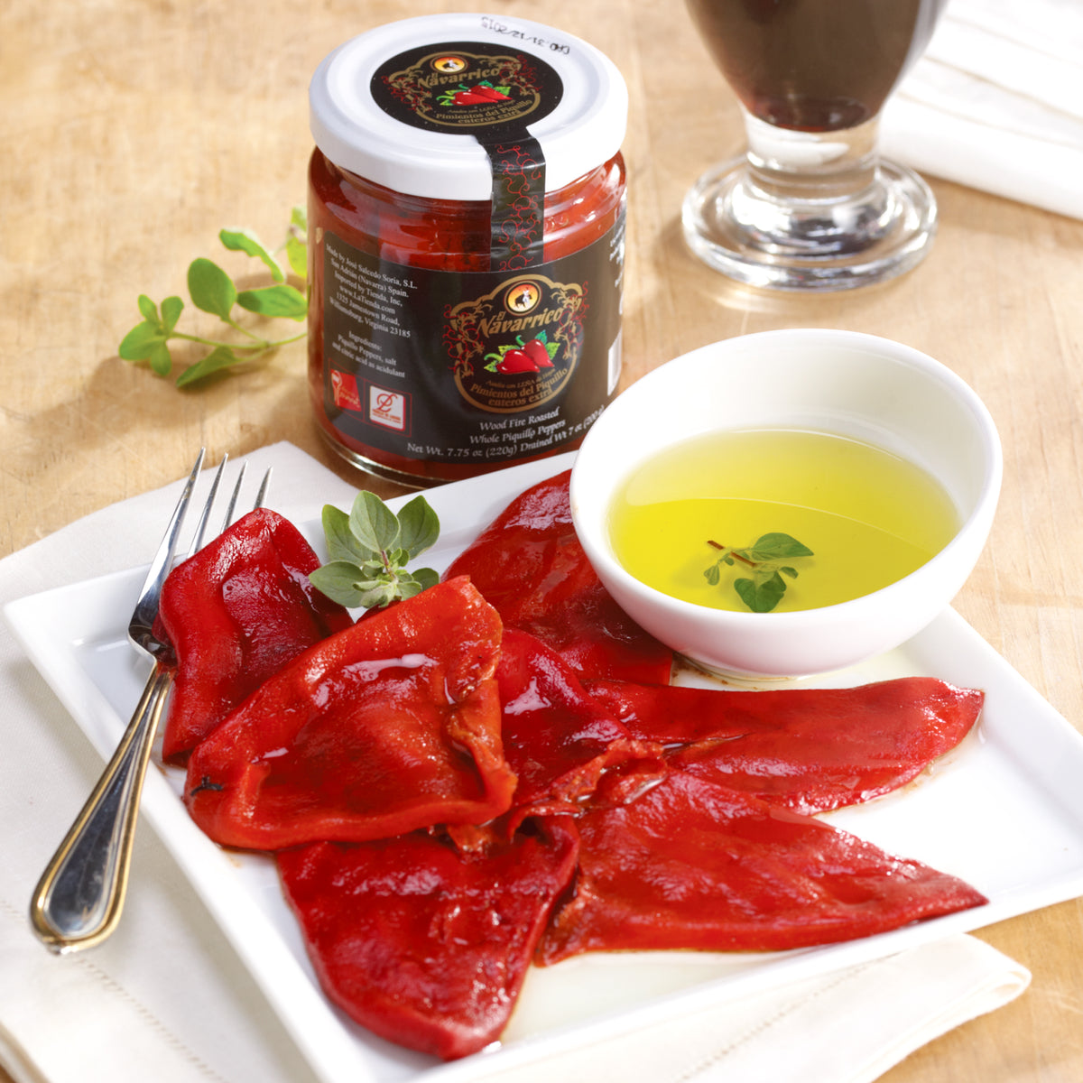 Wood-Fire Roasted Piquillo Peppers from Lodosa
