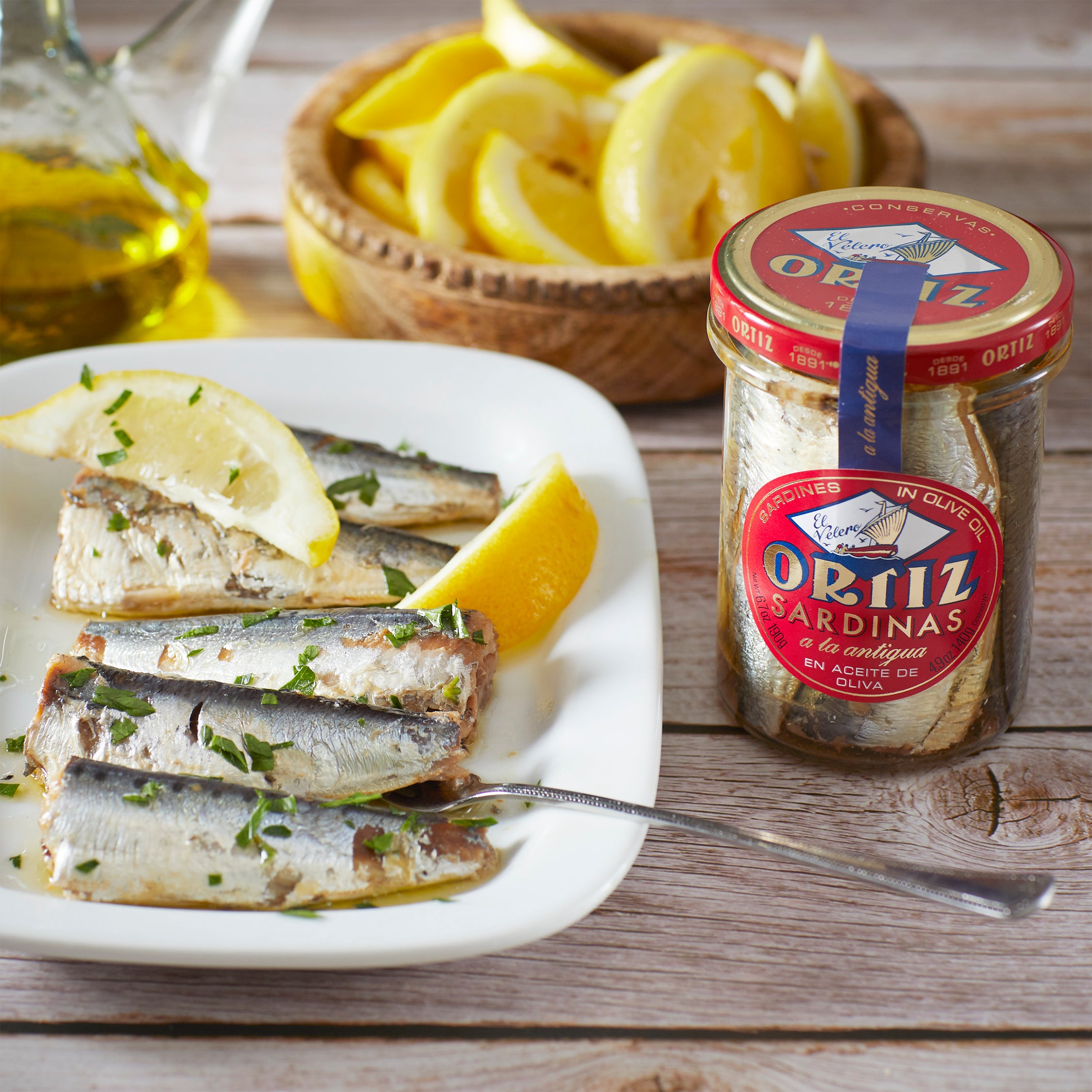 Sardines 'a la Antigua' by Ortiz