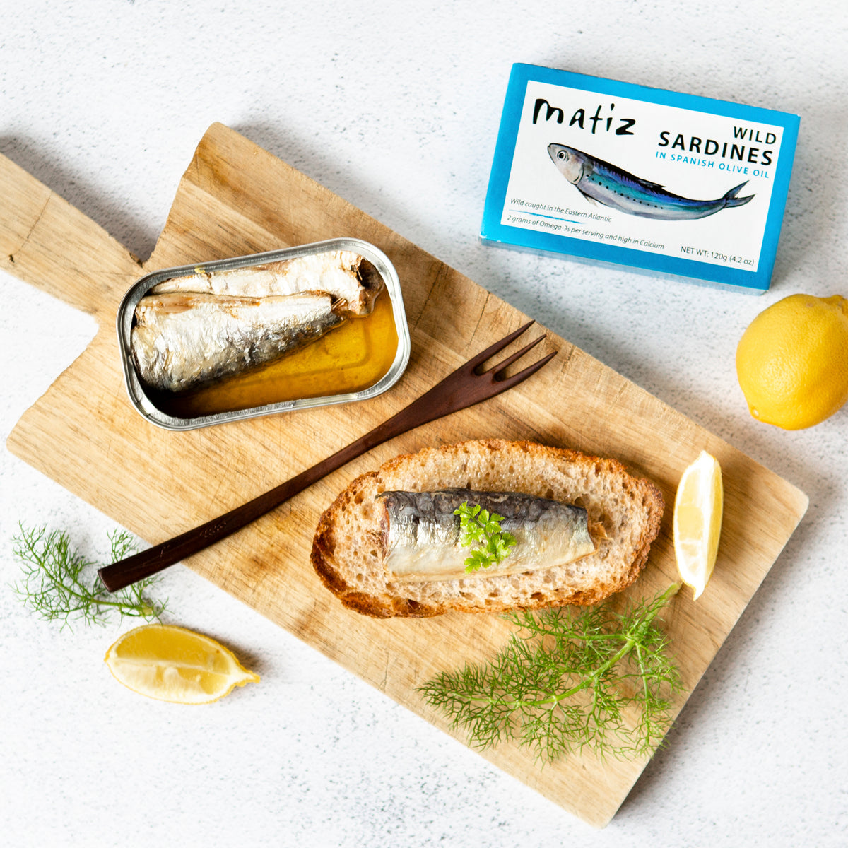 Sardines in Olive Oil by Matiz Gallego