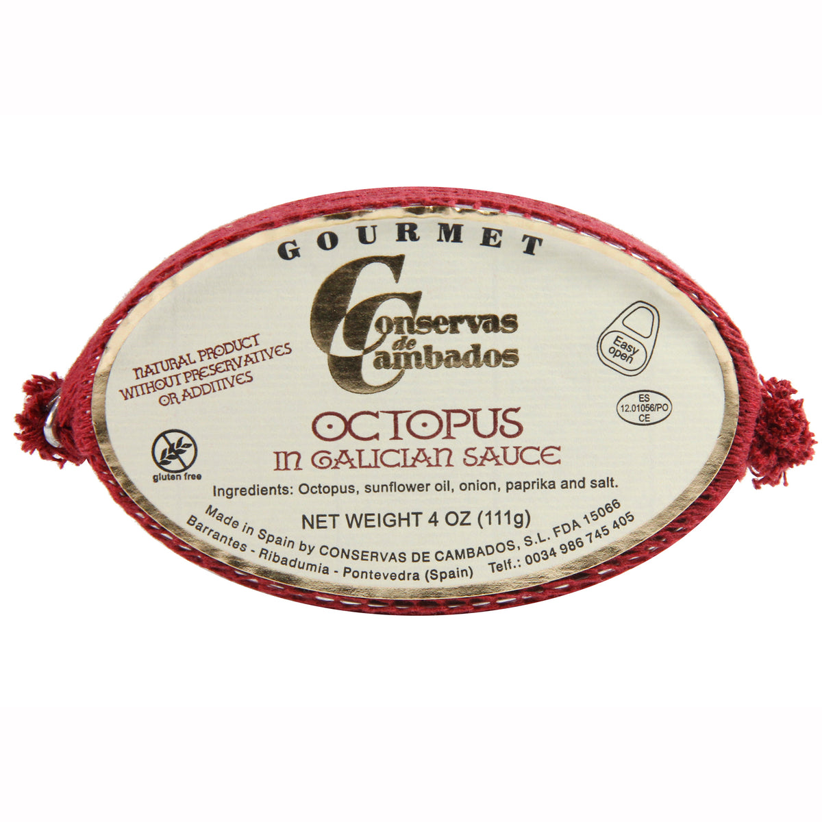 Pulpo en Salsa Gallega by Conservas de Cambados - Octopus in Sauce