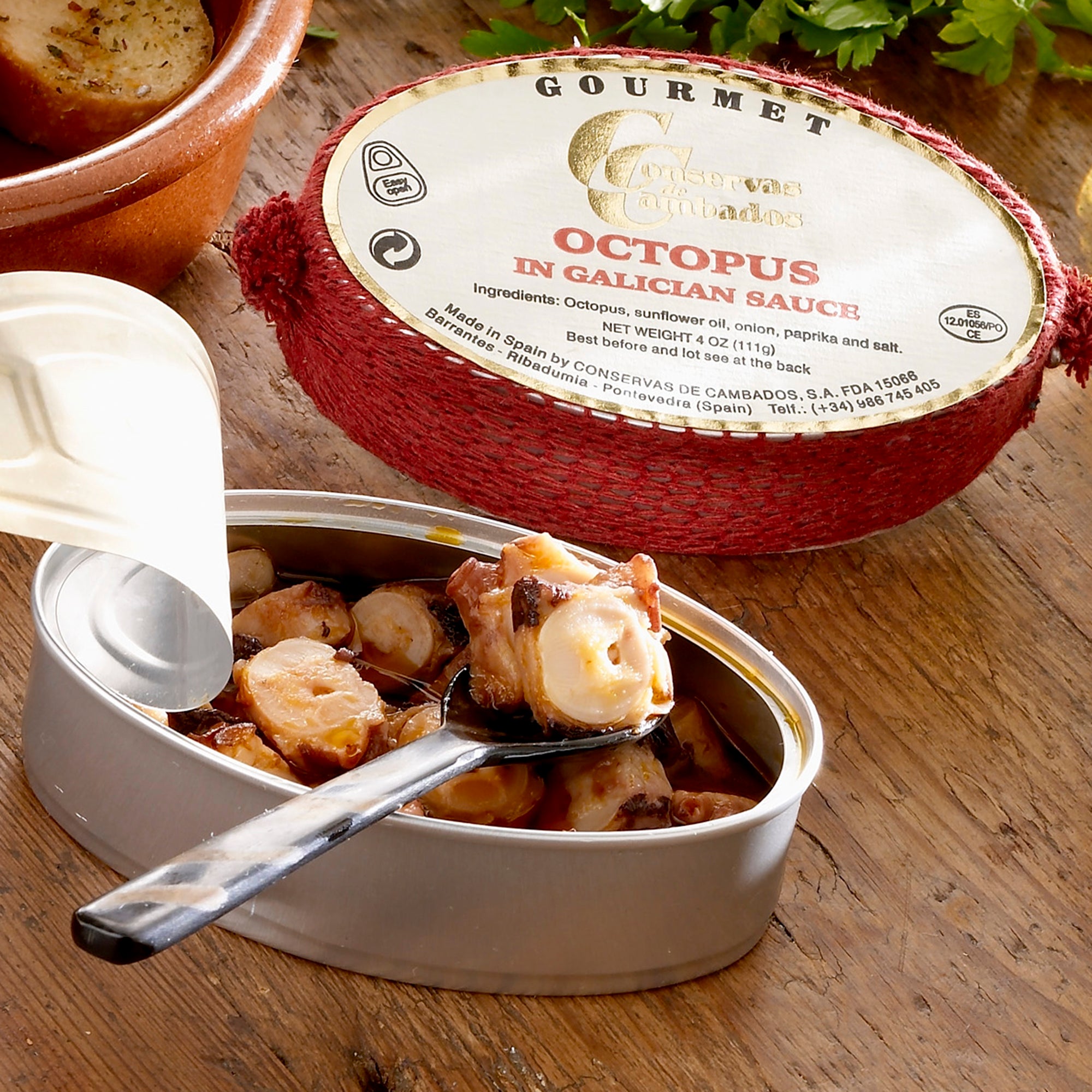 Pulpo en Salsa Gallega by Conservas de Cambados - Octopus in Sauce
