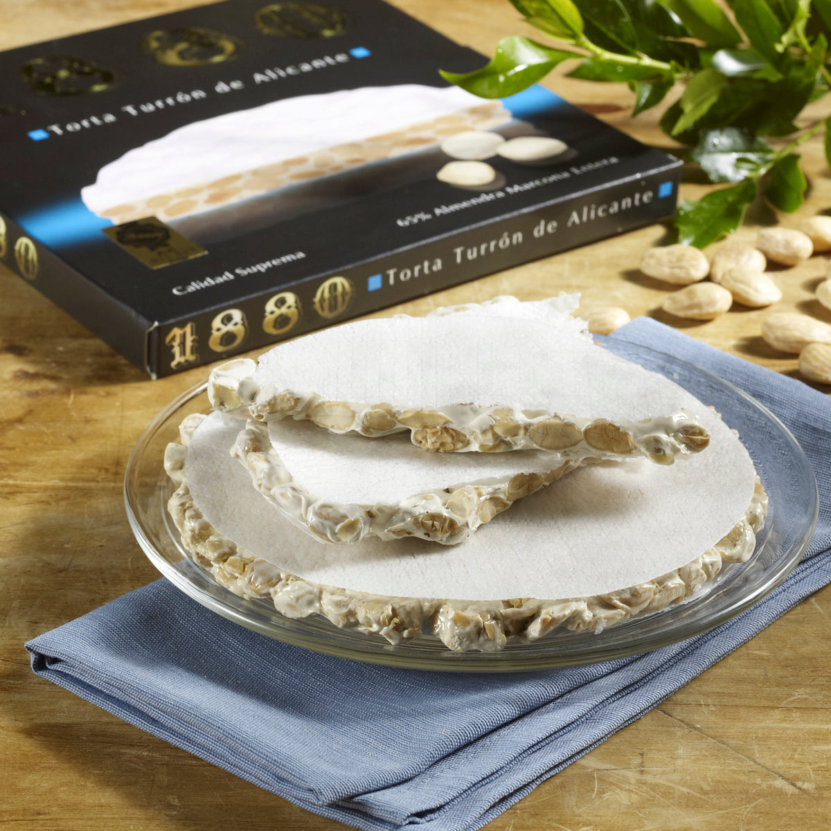 Crunchy Alicante Torta Turrón Candy by 1880
