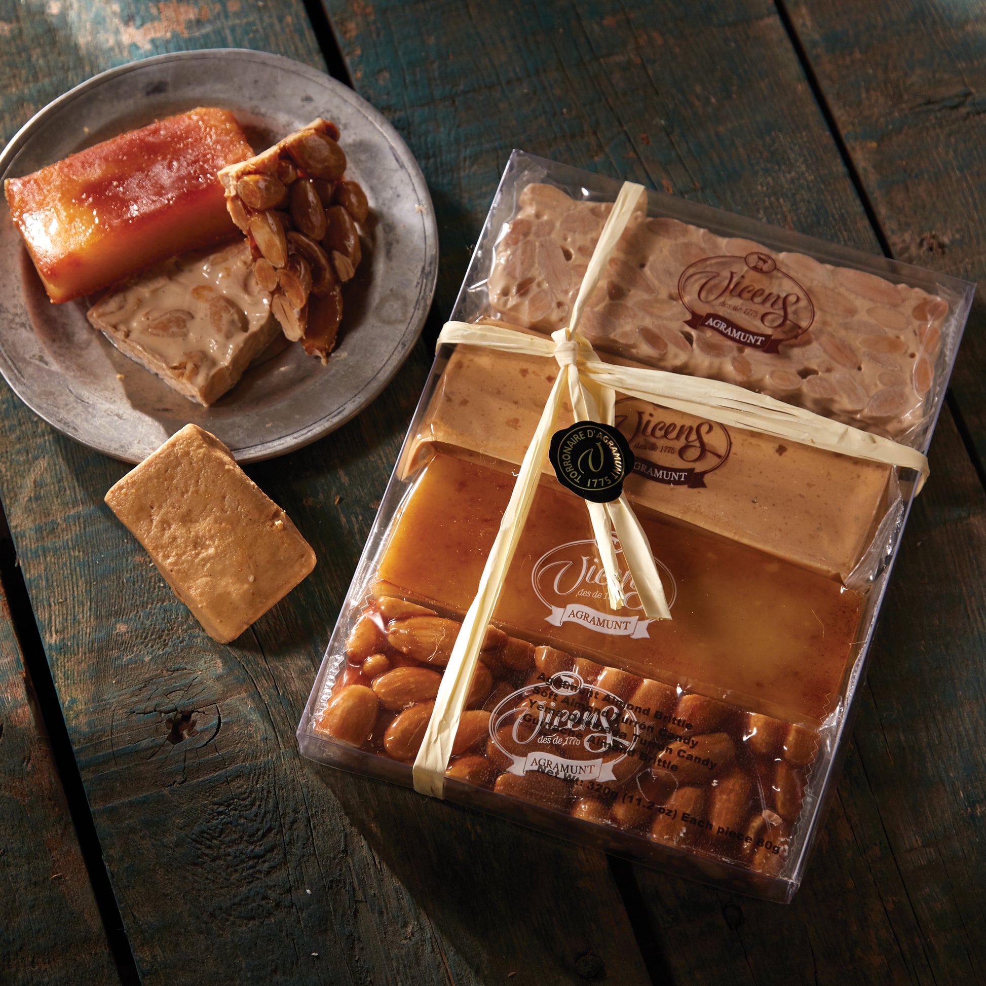 Photo of Vicens Turron Tasting Gift Box 4 Medium Bars