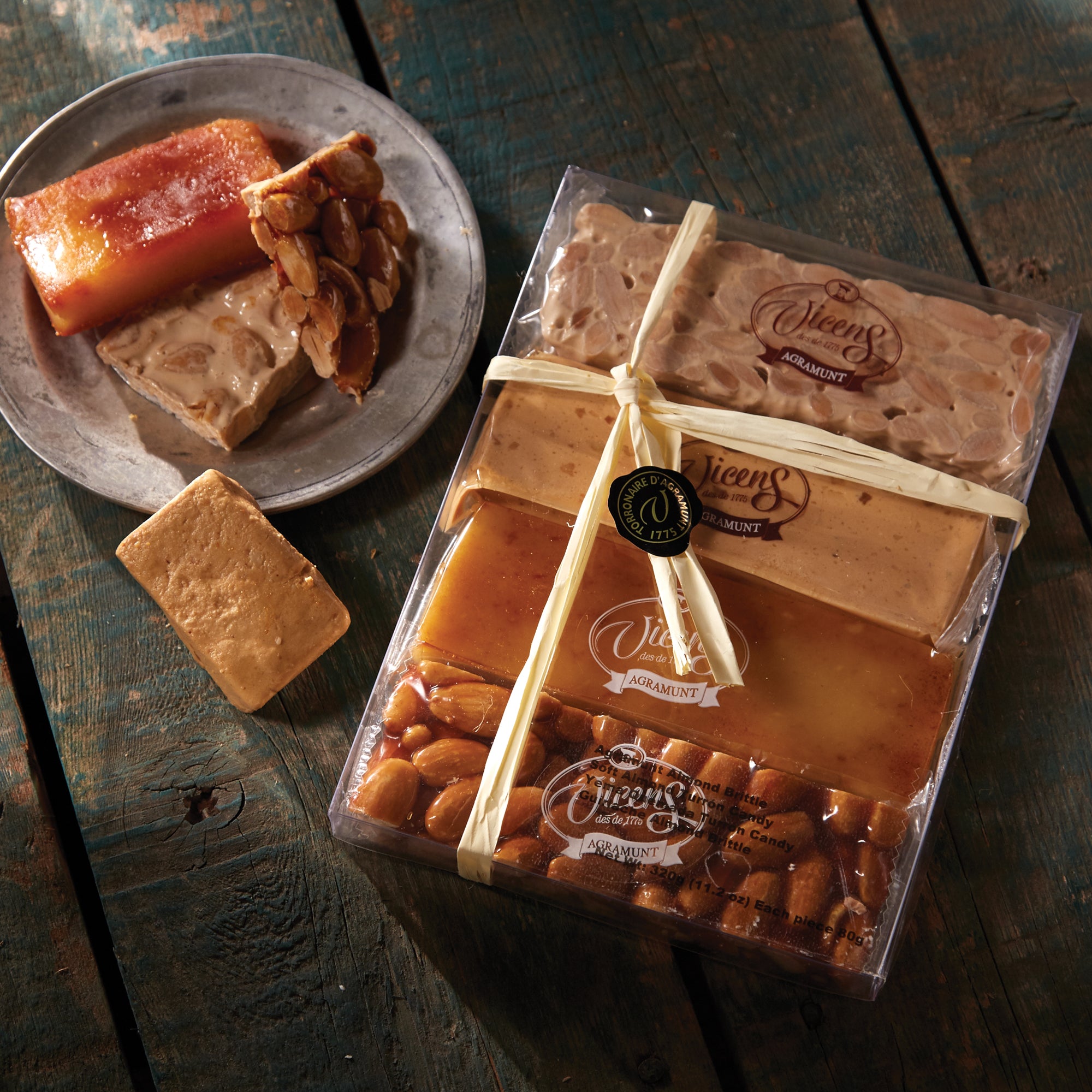 Photo of Vicens Turron Tasting Gift Box 4 Medium Bars