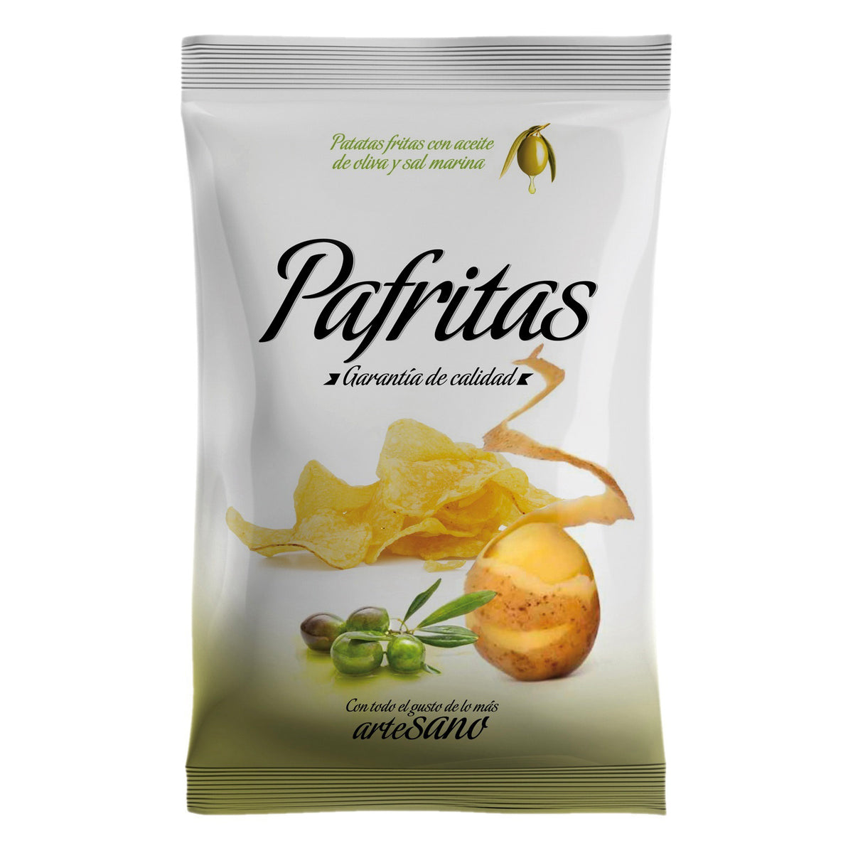 Potato Chips Cooked in Olive Oil by Pafritas - 1.4 oz ea