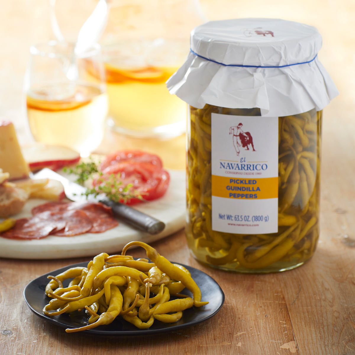 Guindilla Peppers by El Navarrico - Extra Large Jar