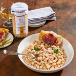 Photo of a jar of Alubias Blancas Beans by El Navarrico